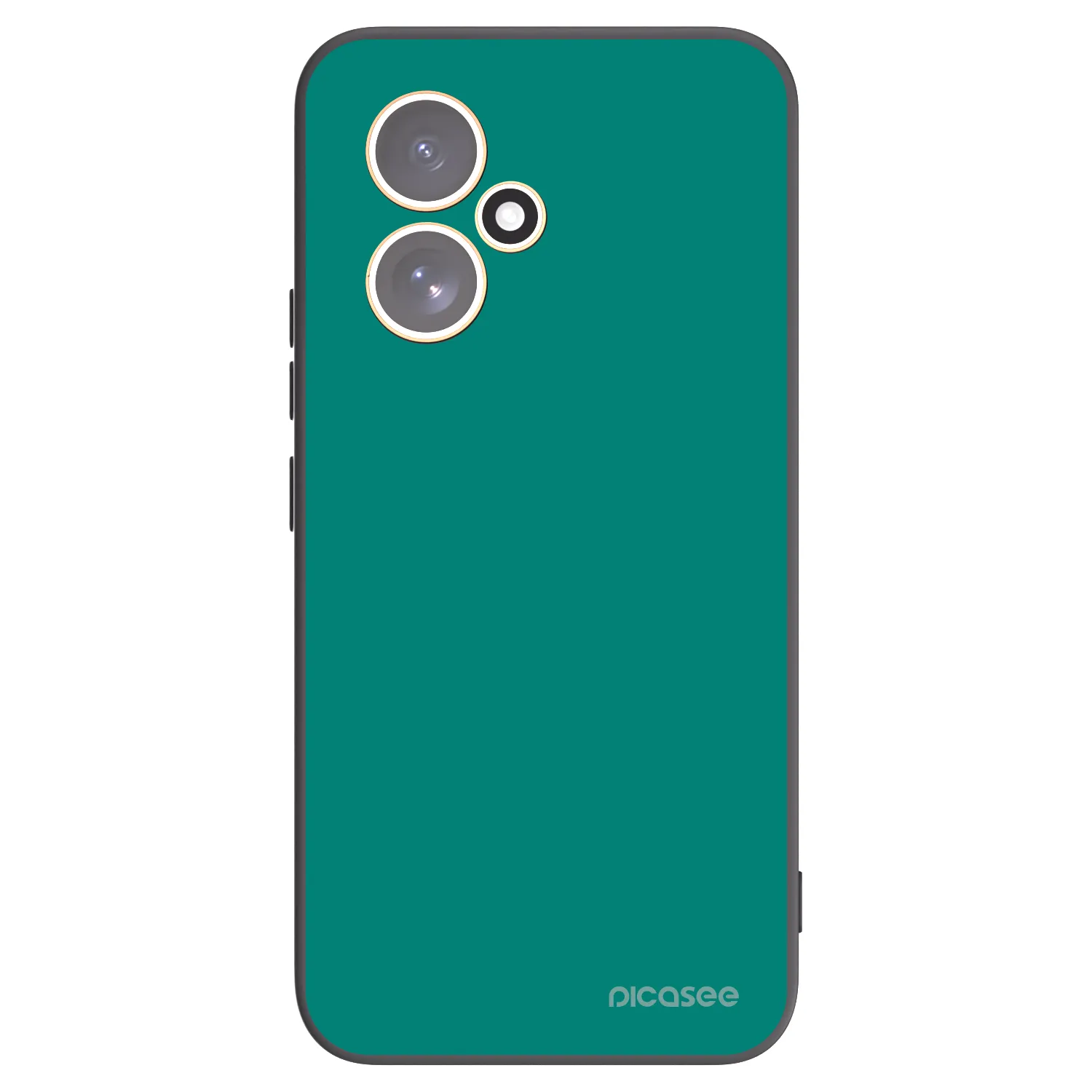 Picasee silikonowe czarne etui na Honor 400 5G - Emerald Mist