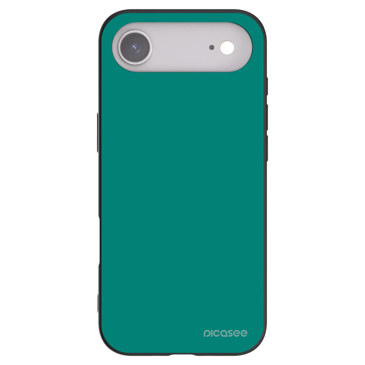 Picasee silikonowe czarne etui na Apple iPhone Air - Emerald Mist