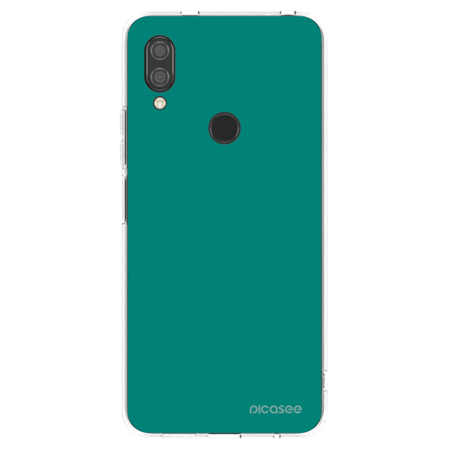 Picasee silikonowe przeźroczyste etui na Xiaomi Redmi 7 - Emerald Mist