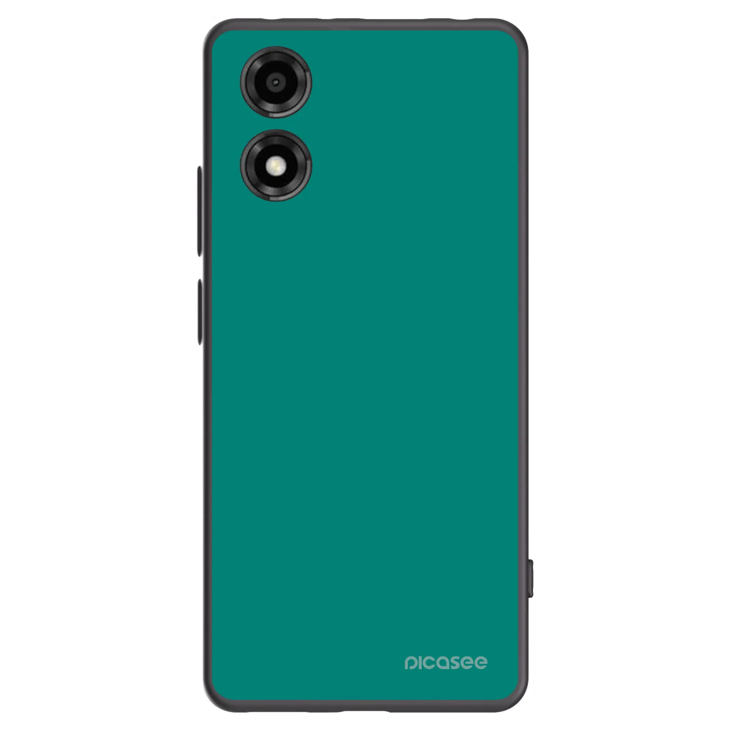 Picasee silikonowe czarne etui na Motorola Moto E14 - Emerald Mist