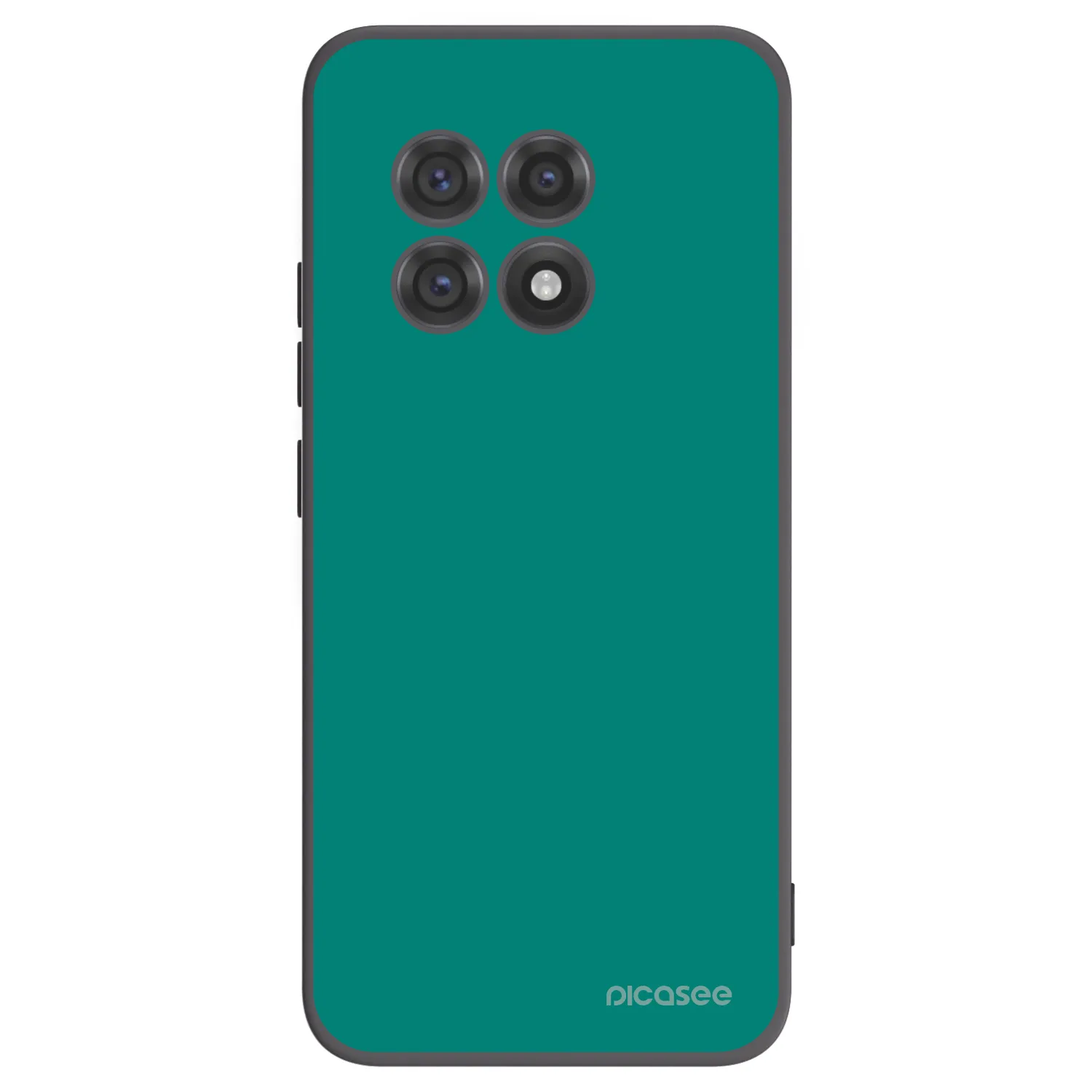 Picasee silikonowe czarne etui na OnePlus 13R 5G - Emerald Mist