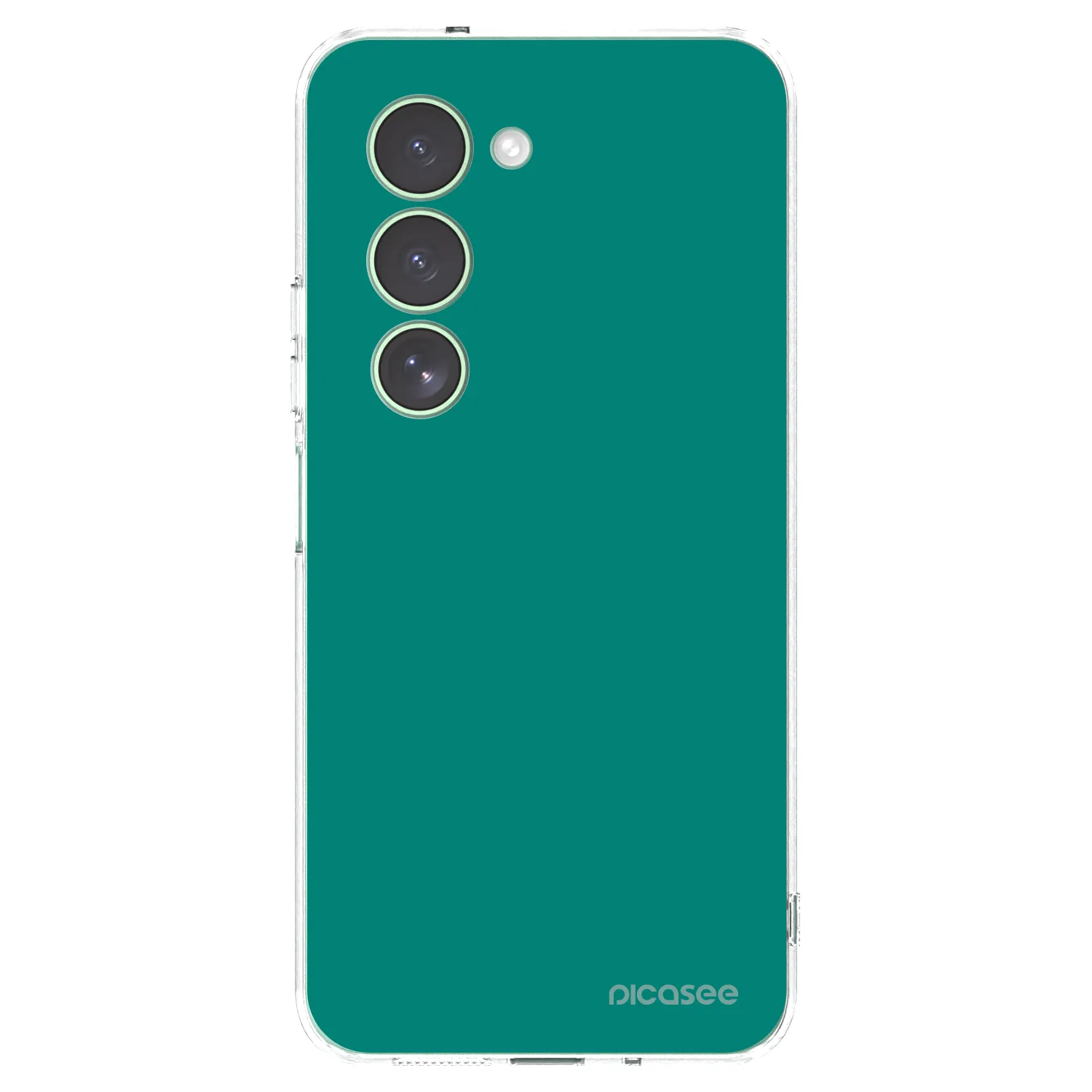 Picasee silikonowe przeźroczyste etui na Xiaomi Redmi 15 5G - Emerald Mist
