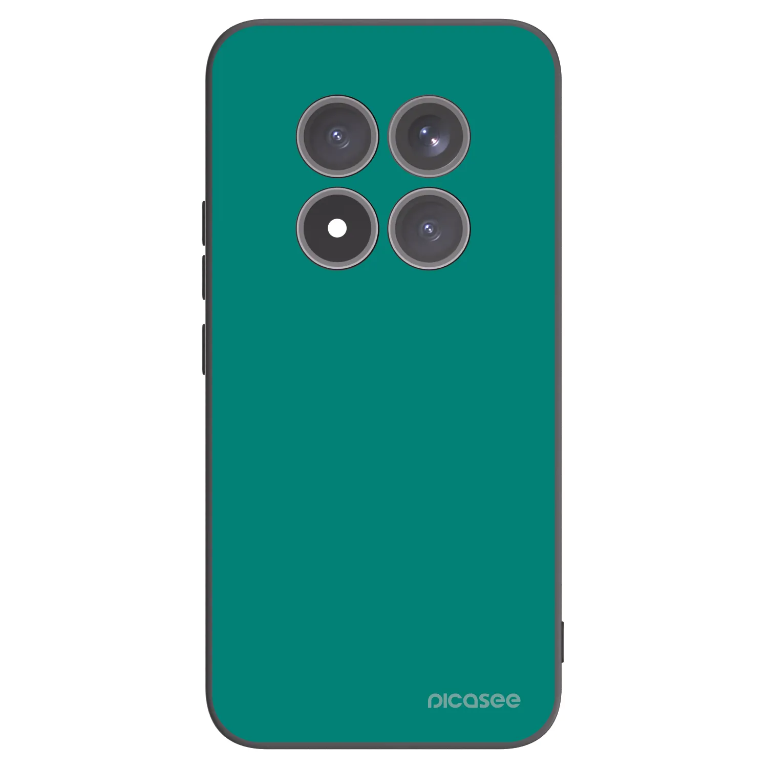 Picasee silikonowe czarne etui na Xiaomi Redmi Note 15 Pro+ - Emerald Mist