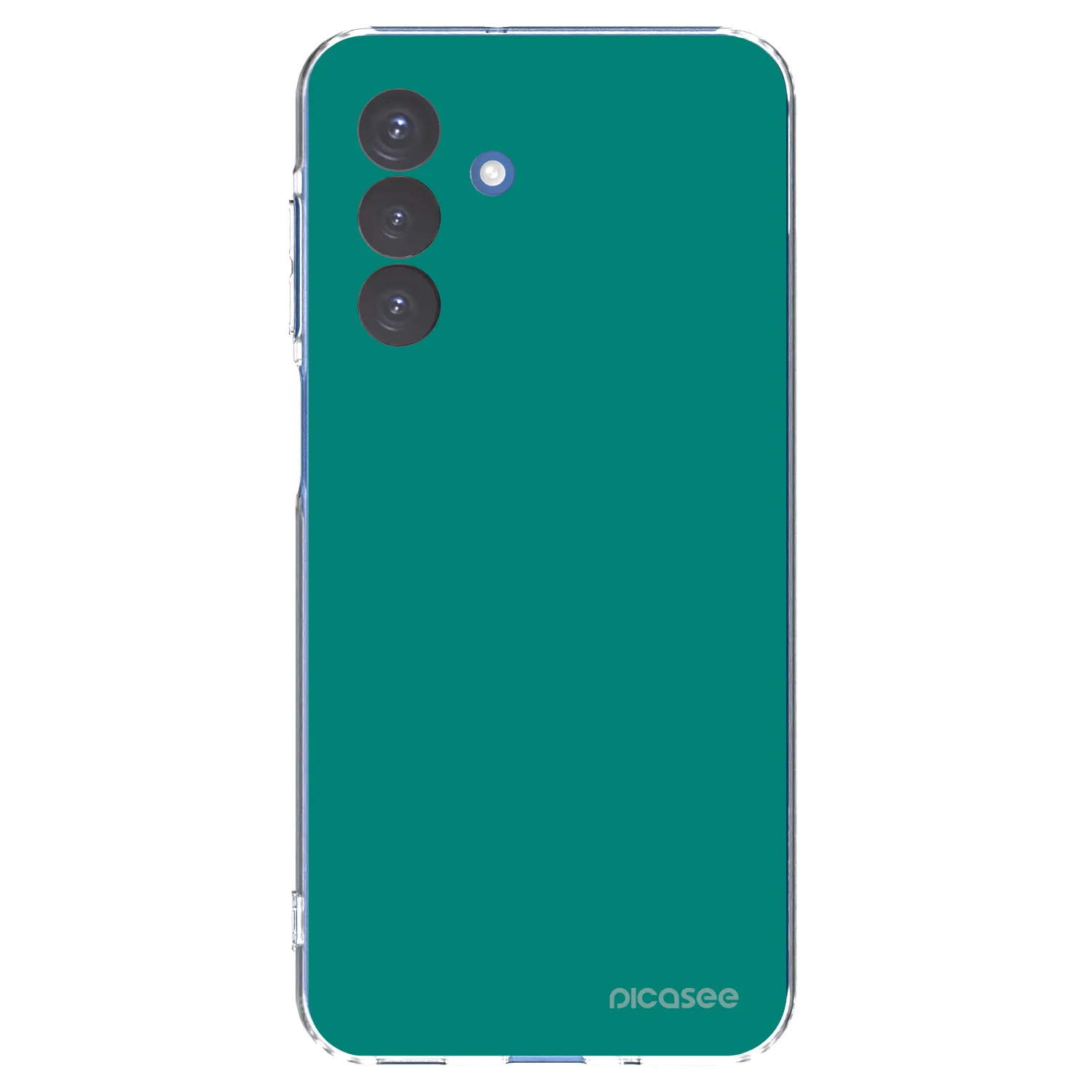 Picasee silikonowe przeźroczyste etui na Samsung Galaxy A17 5G - Emerald Mist