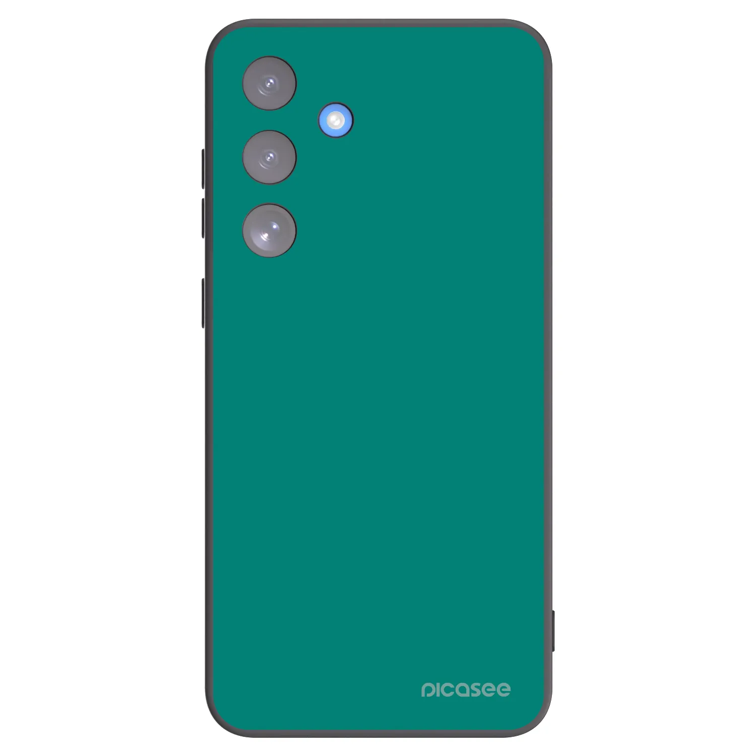 Picasee silikonowe czarne etui na Samsung Galaxy S25 FE 5G - Emerald Mist