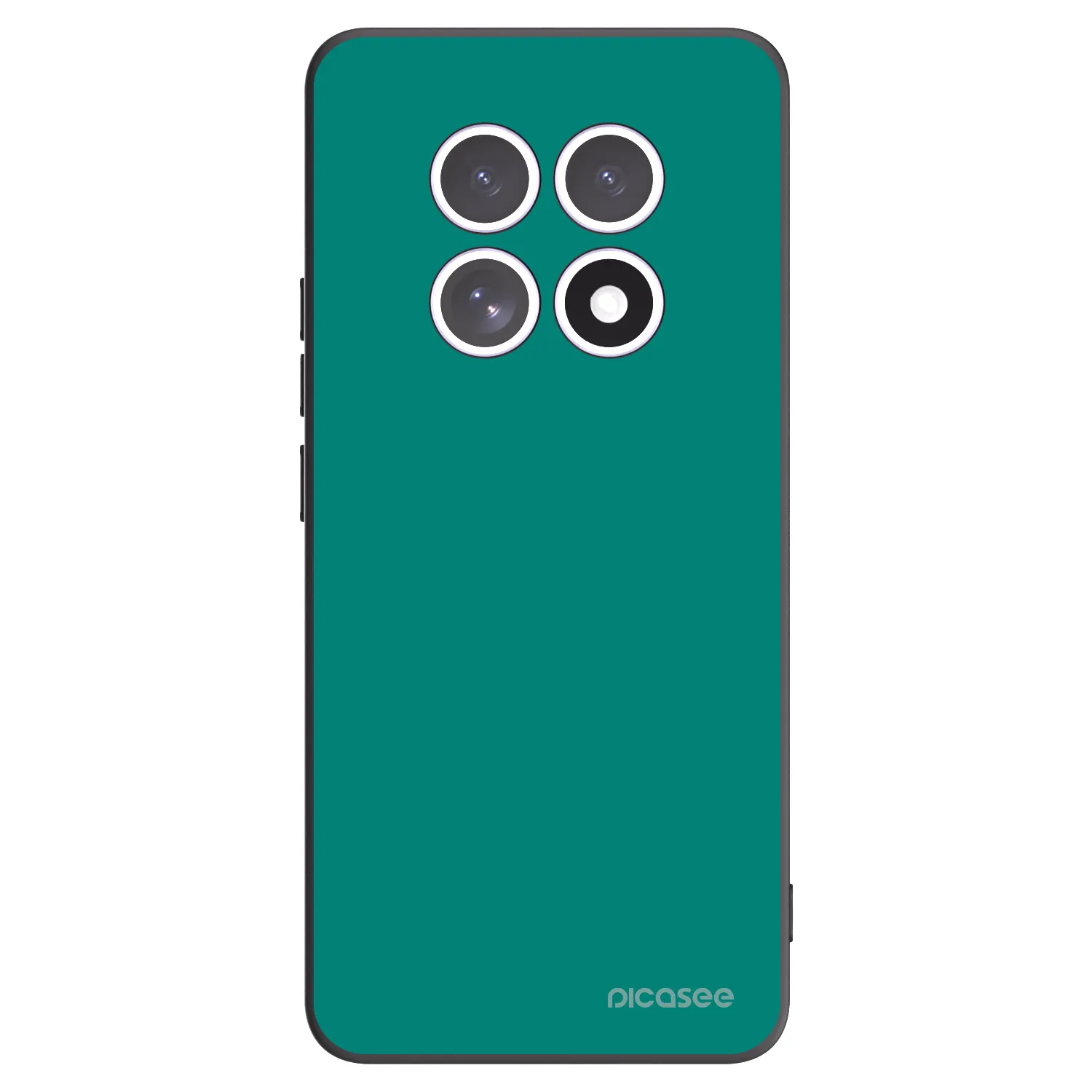 Picasee silikonowe czarne etui na Xiaomi Redmi Note 15 4G - Emerald Mist