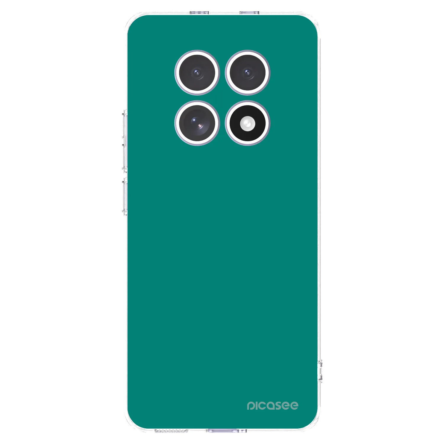 Picasee silikonowe przeźroczyste etui na Xiaomi Redmi Note 15 4G - Emerald Mist