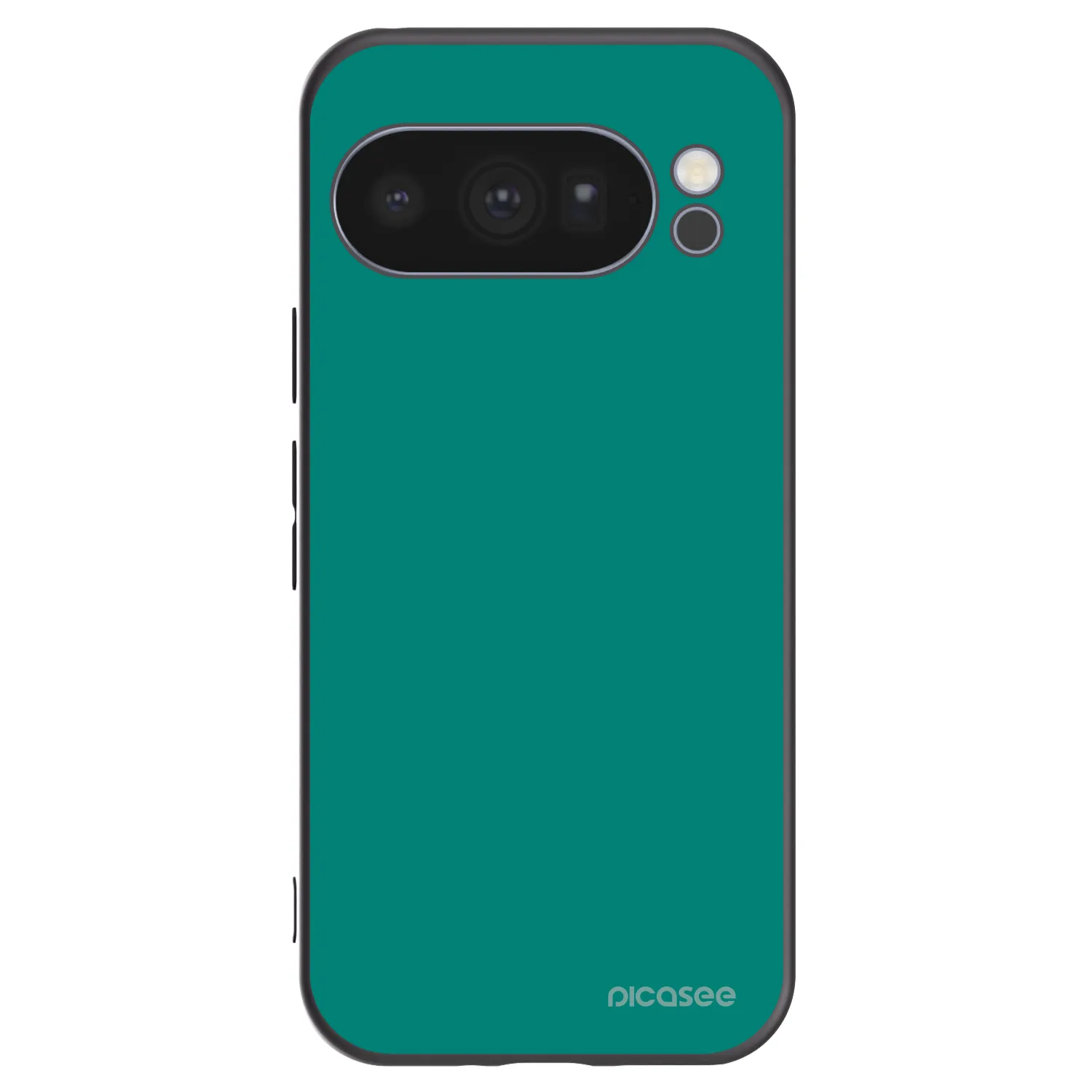 Picasee silikonowe czarne etui na Google Pixel 10 Pro - Emerald Mist