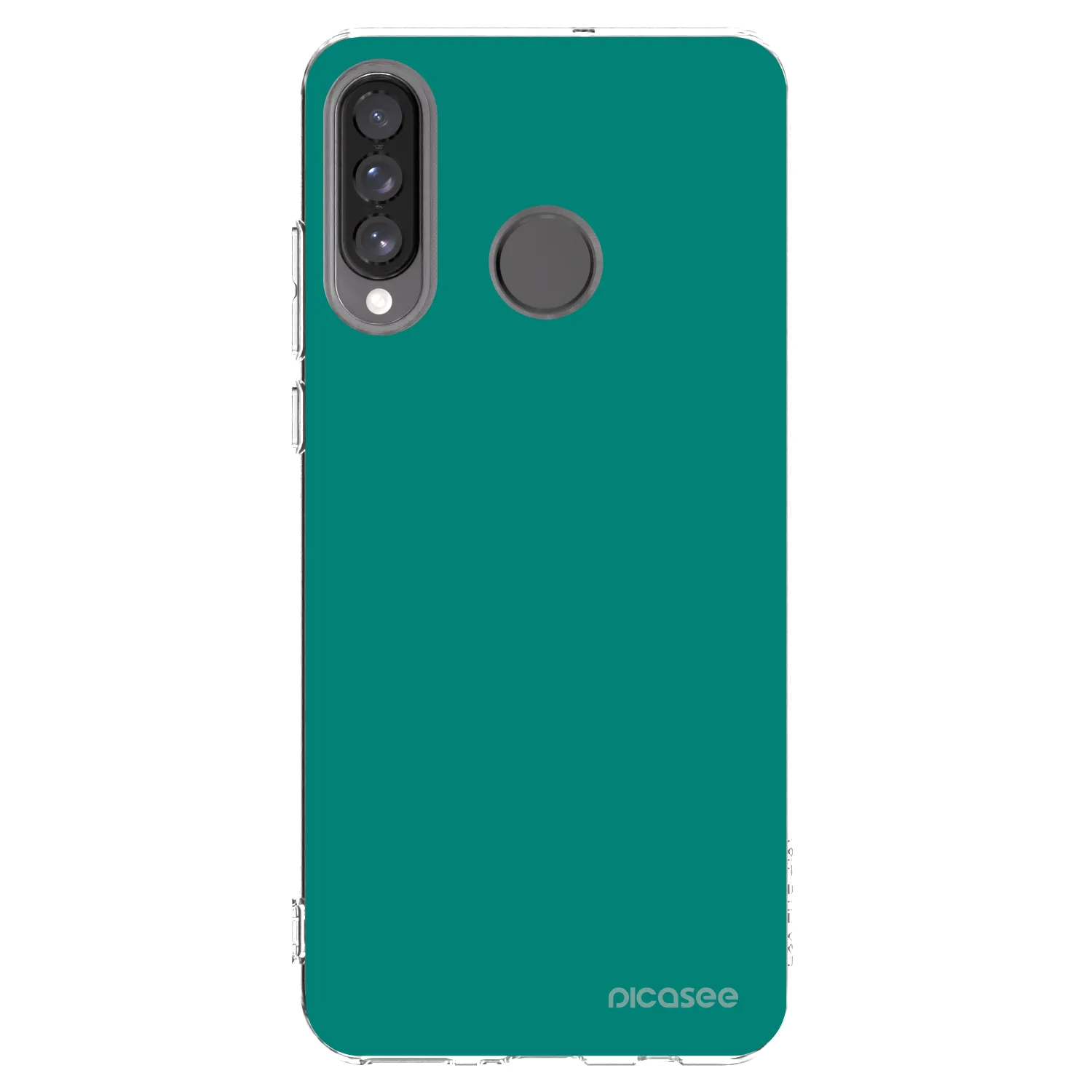 Picasee silikonowe przeźroczyste etui na Huawei P30 Lite - Emerald Mist