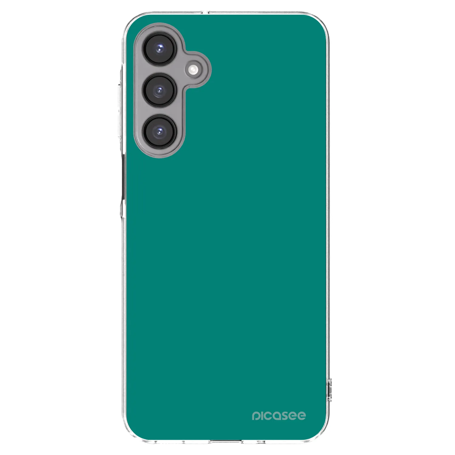 Picasee silikonowe przeźroczyste etui na Samsung Galaxy A16 4G - Emerald Mist