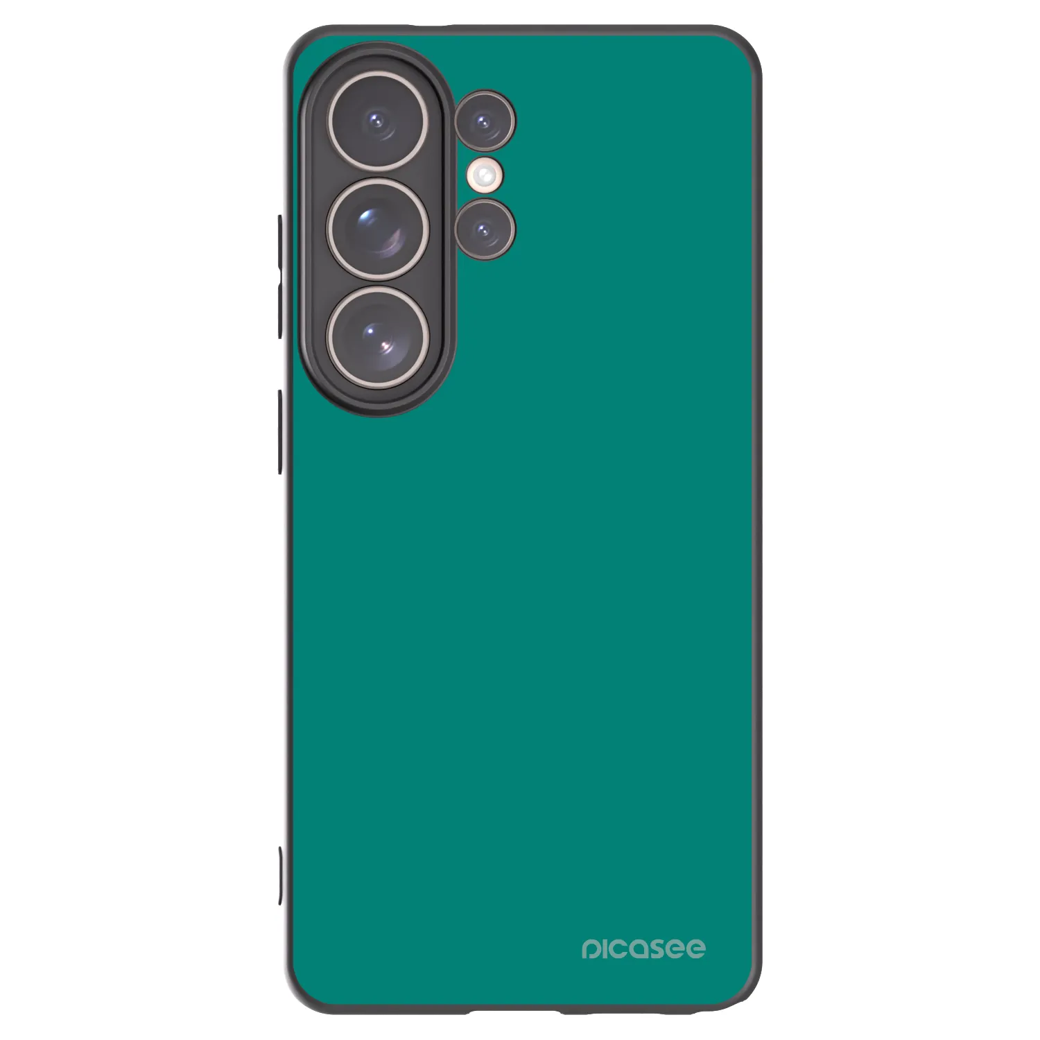 Picasee silikonowe czarne etui na Samsung Galaxy S26 Ultra - Emerald Mist