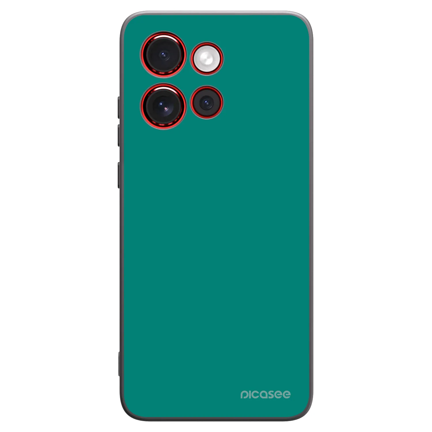 Picasee silikonowe czarne etui na Motorola Edge 60 Neo 5G - Emerald Mist