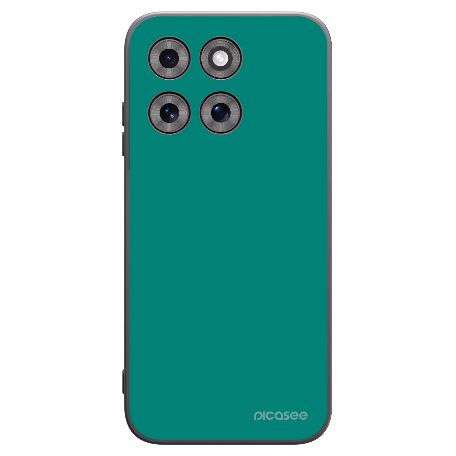 Picasee silikonowe czarne etui na Motorola Moto G77 - Emerald Mist