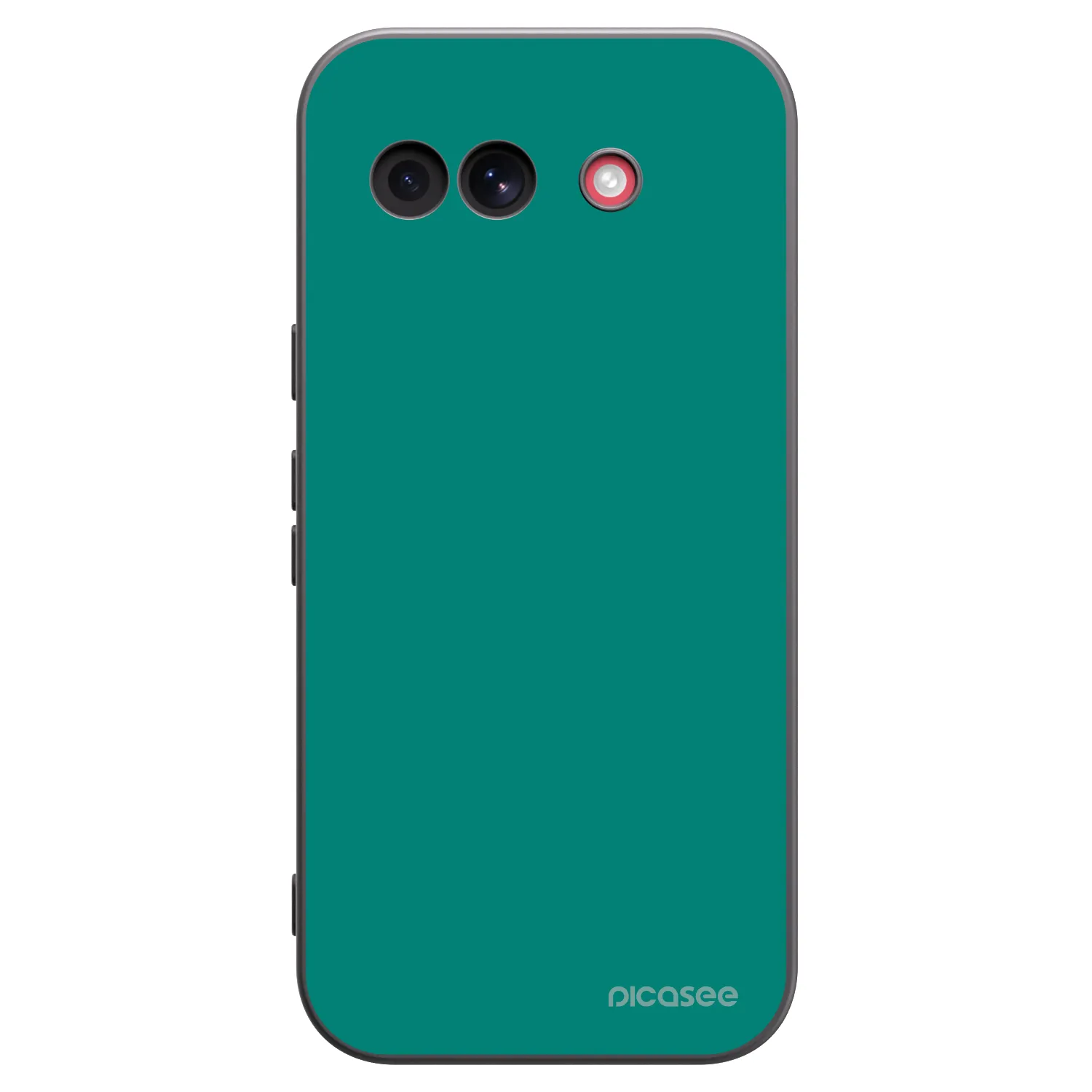 Picasee silikonowe czarne etui na Google Pixel 10a - Emerald Mist