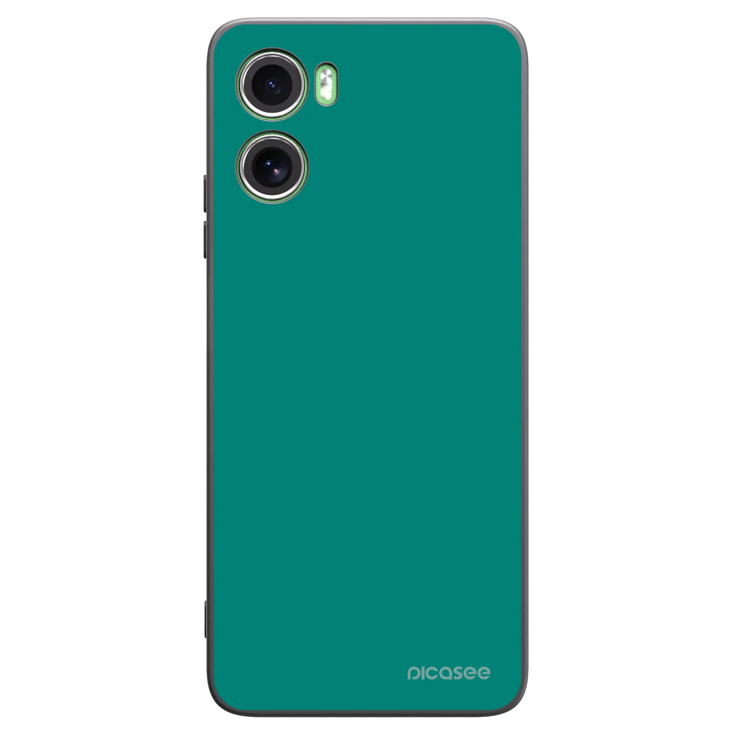 Picasee silikonowe czarne etui na Motorola Moto G06 - Emerald Mist