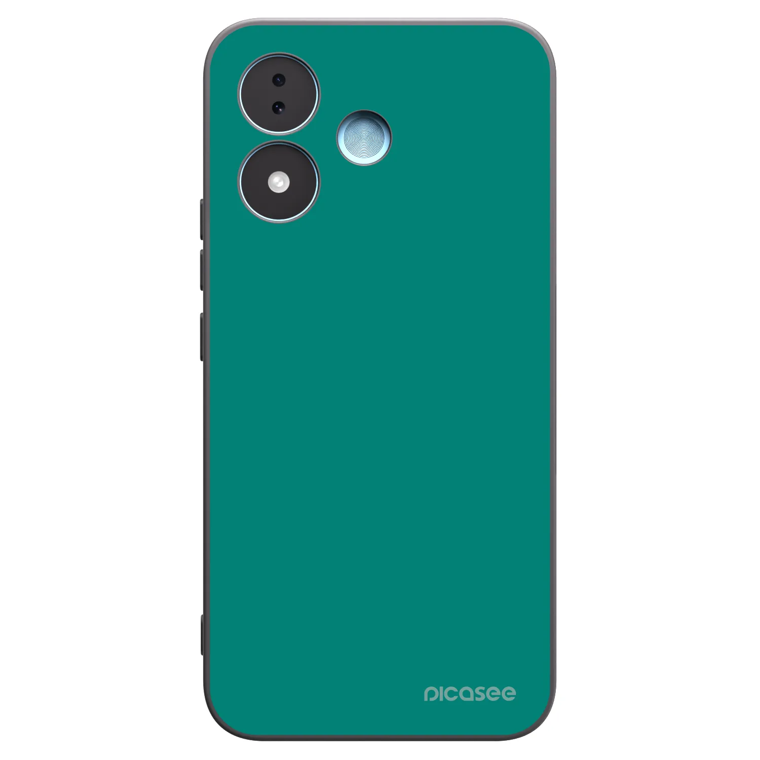 Picasee silikonowe czarne etui na Xiaomi Redmi Note 17 5G - Emerald Mist