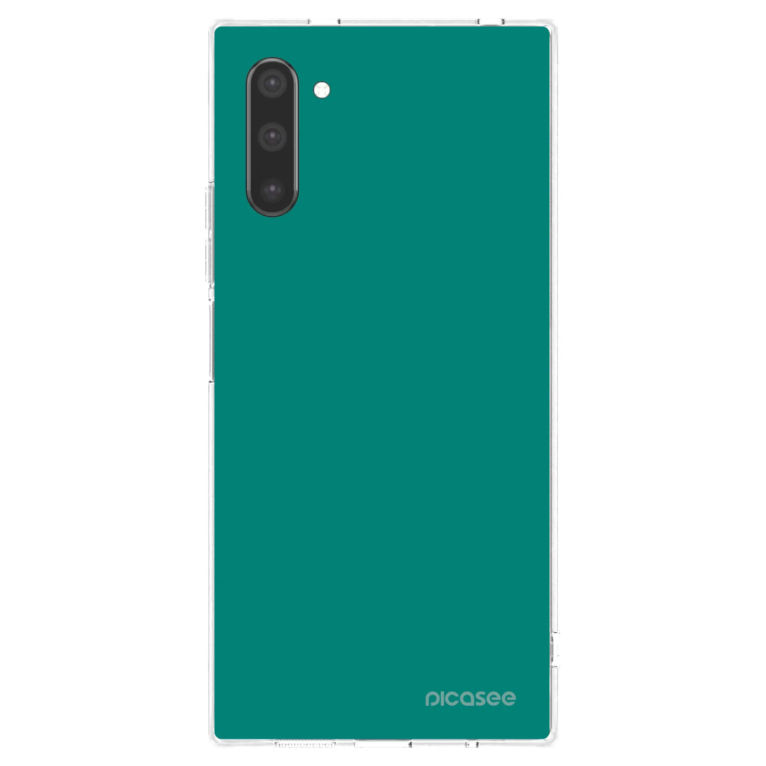 Picasee silikonowe przeźroczyste etui na Samsung Galaxy Note 10 N970F - Emerald Mist