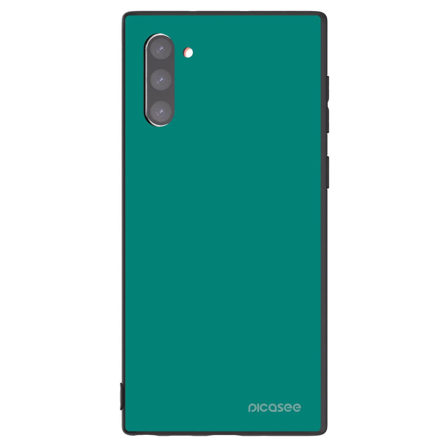 Picasee silikonowe czarne etui na Samsung Galaxy Note 10 N970F - Emerald Mist