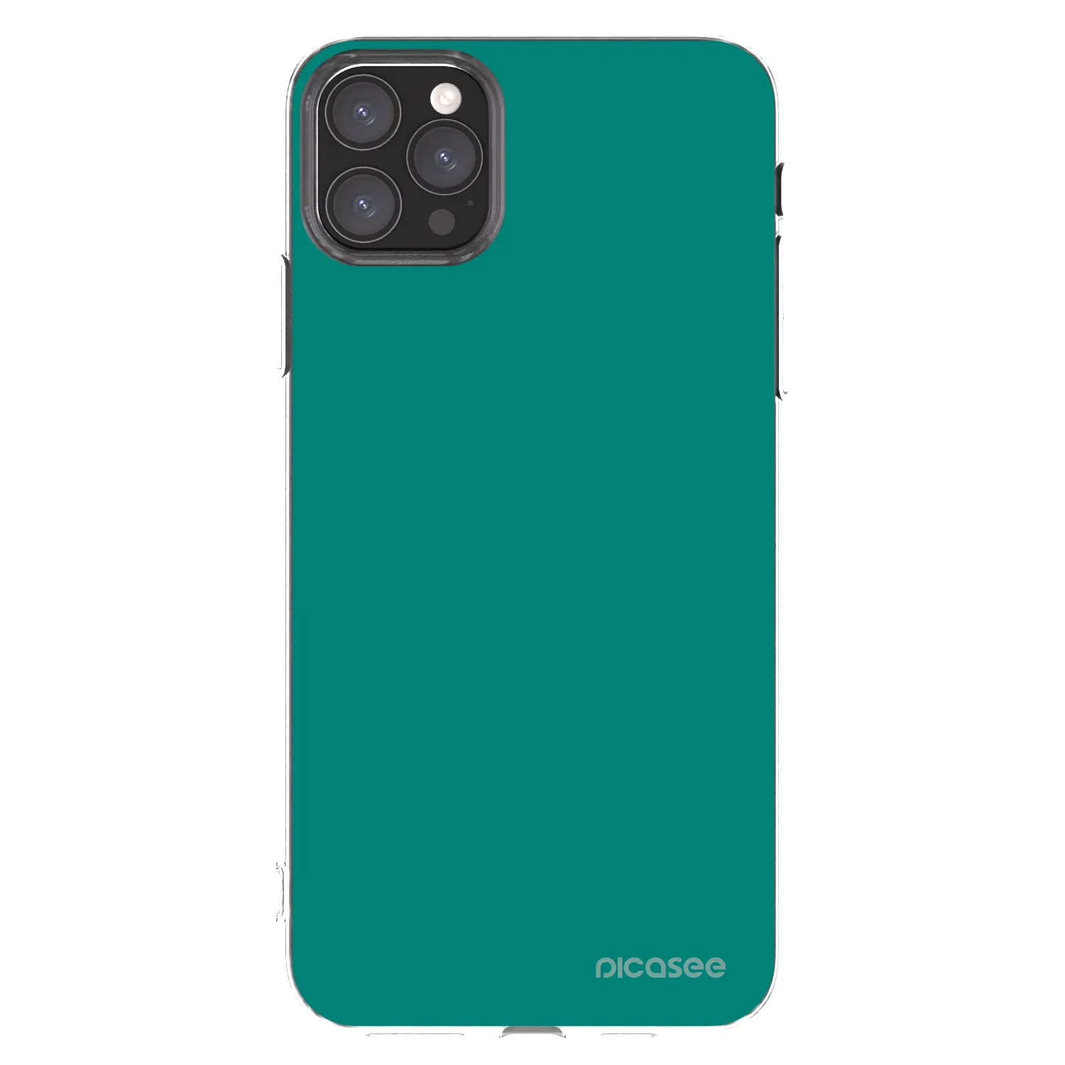 Picasee silikonowe przeźroczyste etui na Apple iPhone 11 Pro Max - Emerald Mist