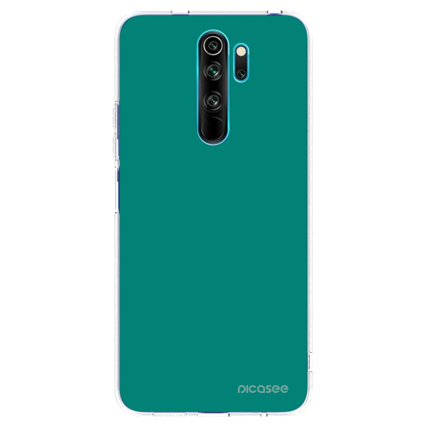 Picasee silikonowe przeźroczyste etui na Xiaomi Redmi Note 8 Pro - Emerald Mist