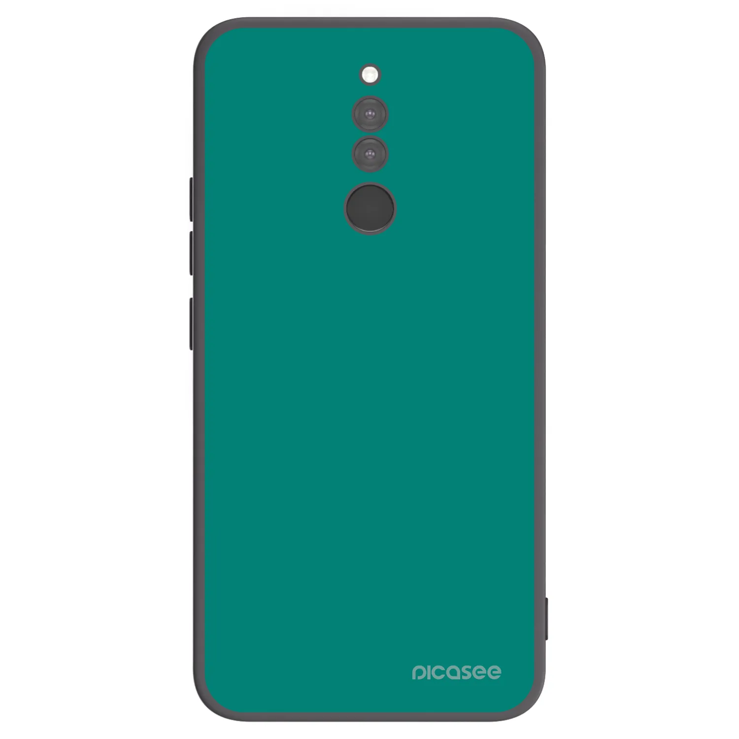 Picasee silikonowe czarne etui na Xiaomi Redmi 8 - Emerald Mist