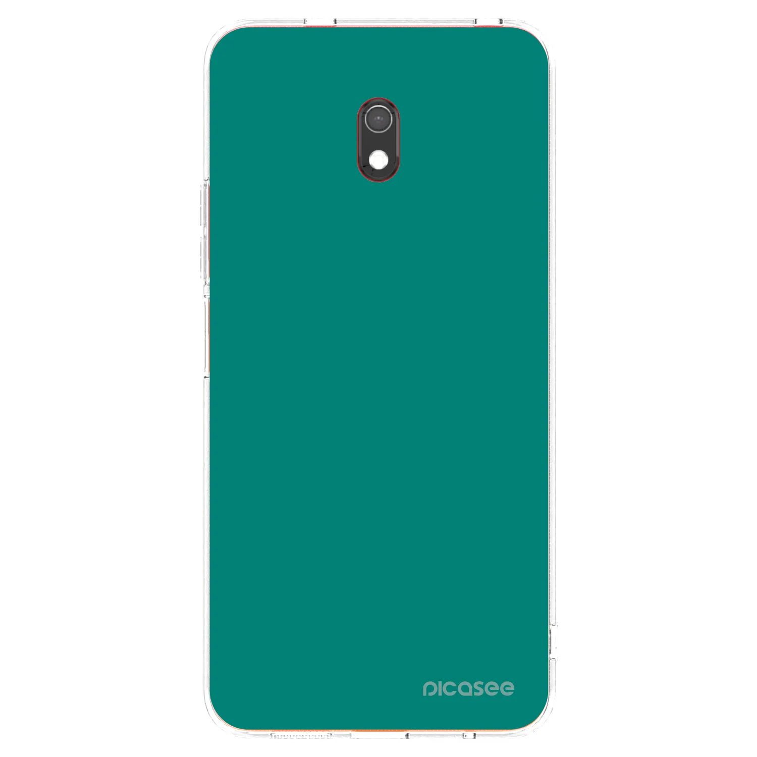 Picasee silikonowe przeźroczyste etui na Xiaomi Redmi 8A - Emerald Mist