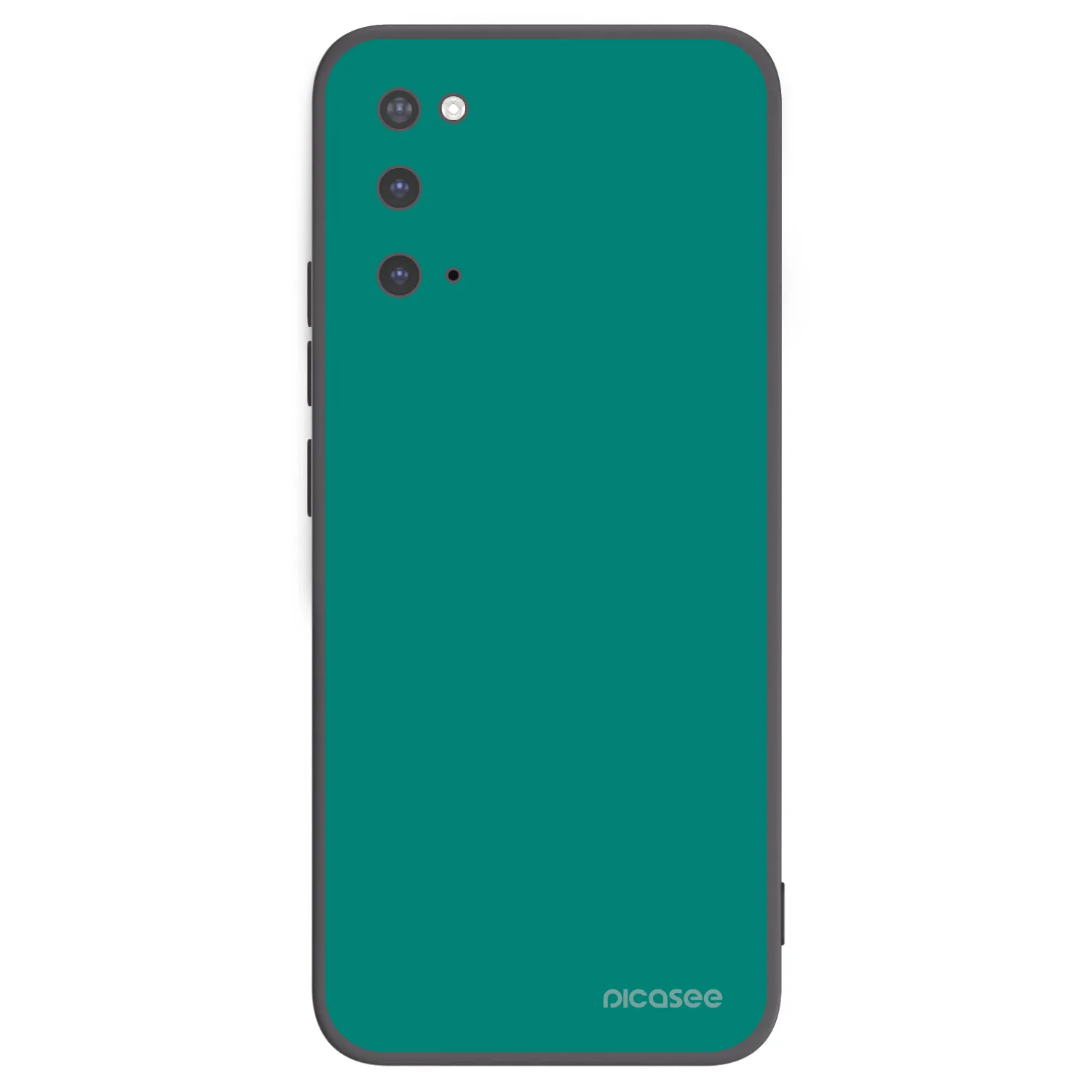 Picasee silikonowe czarne etui na Samsung Galaxy S20 G980F - Emerald Mist