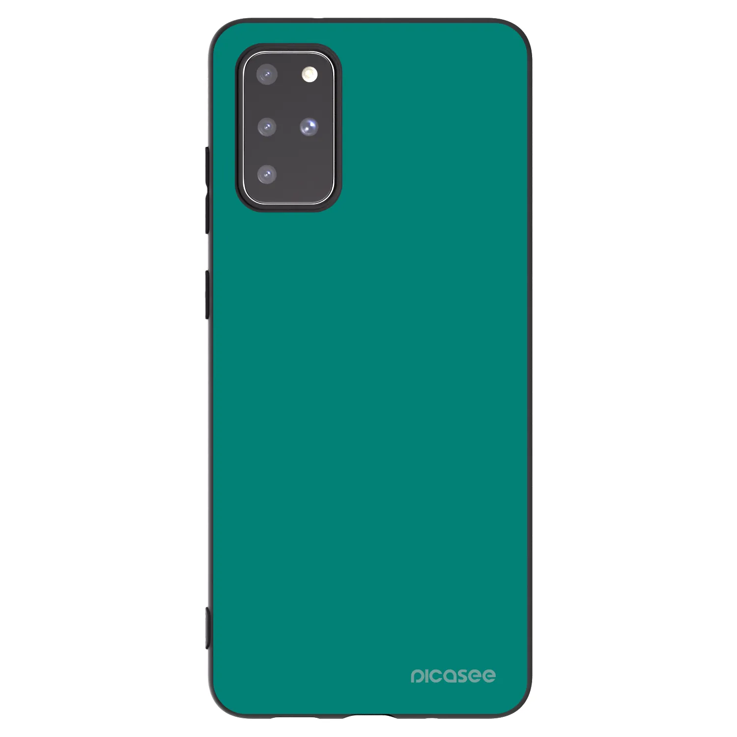 Picasee silikonowe czarne etui na Samsung Galaxy S20+ G985F - Emerald Mist