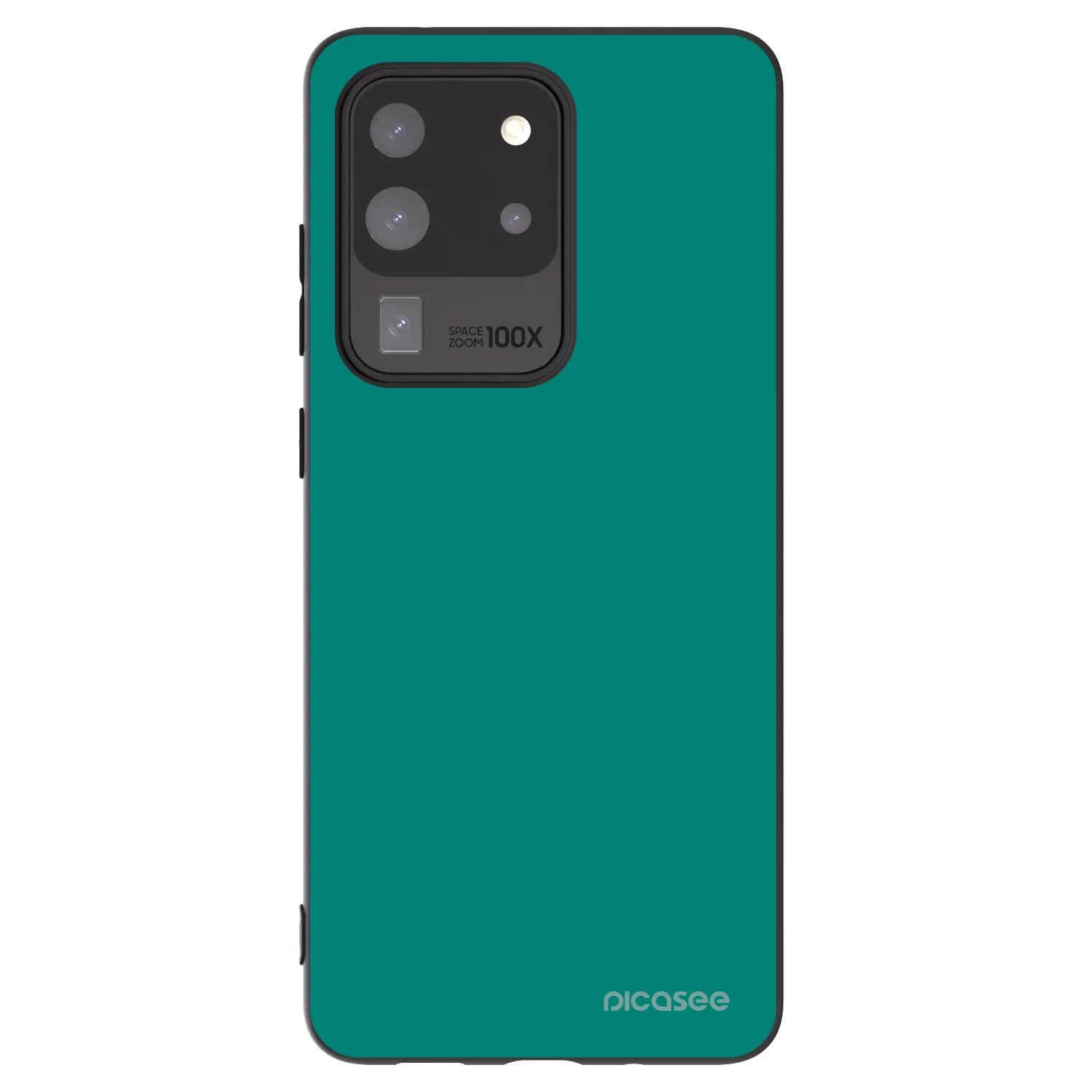 Picasee silikonowe czarne etui na Samsung Galaxy S20 Ultra 5G G988F - Emerald Mist