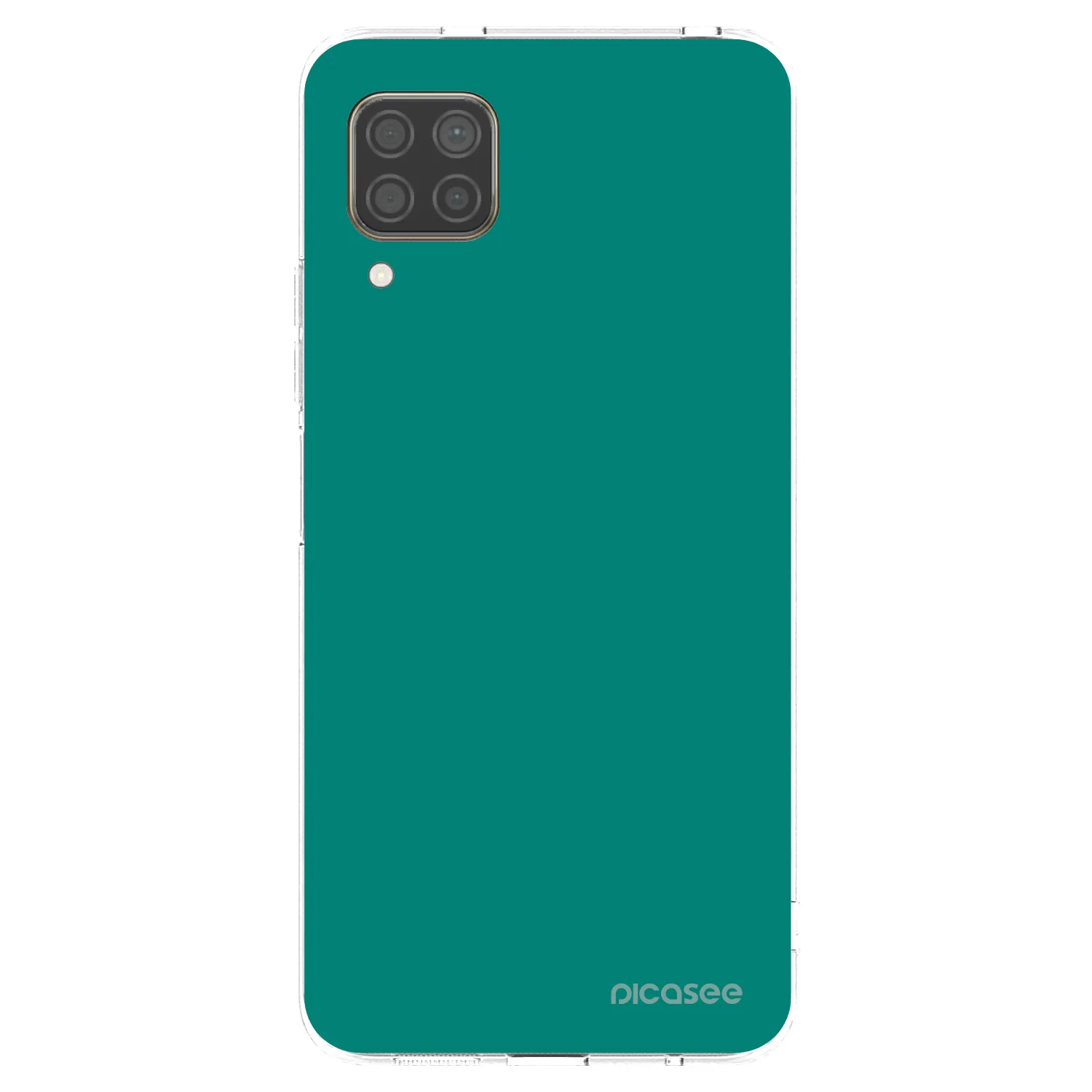 Picasee silikonowe przeźroczyste etui na Huawei P40 Lite - Emerald Mist
