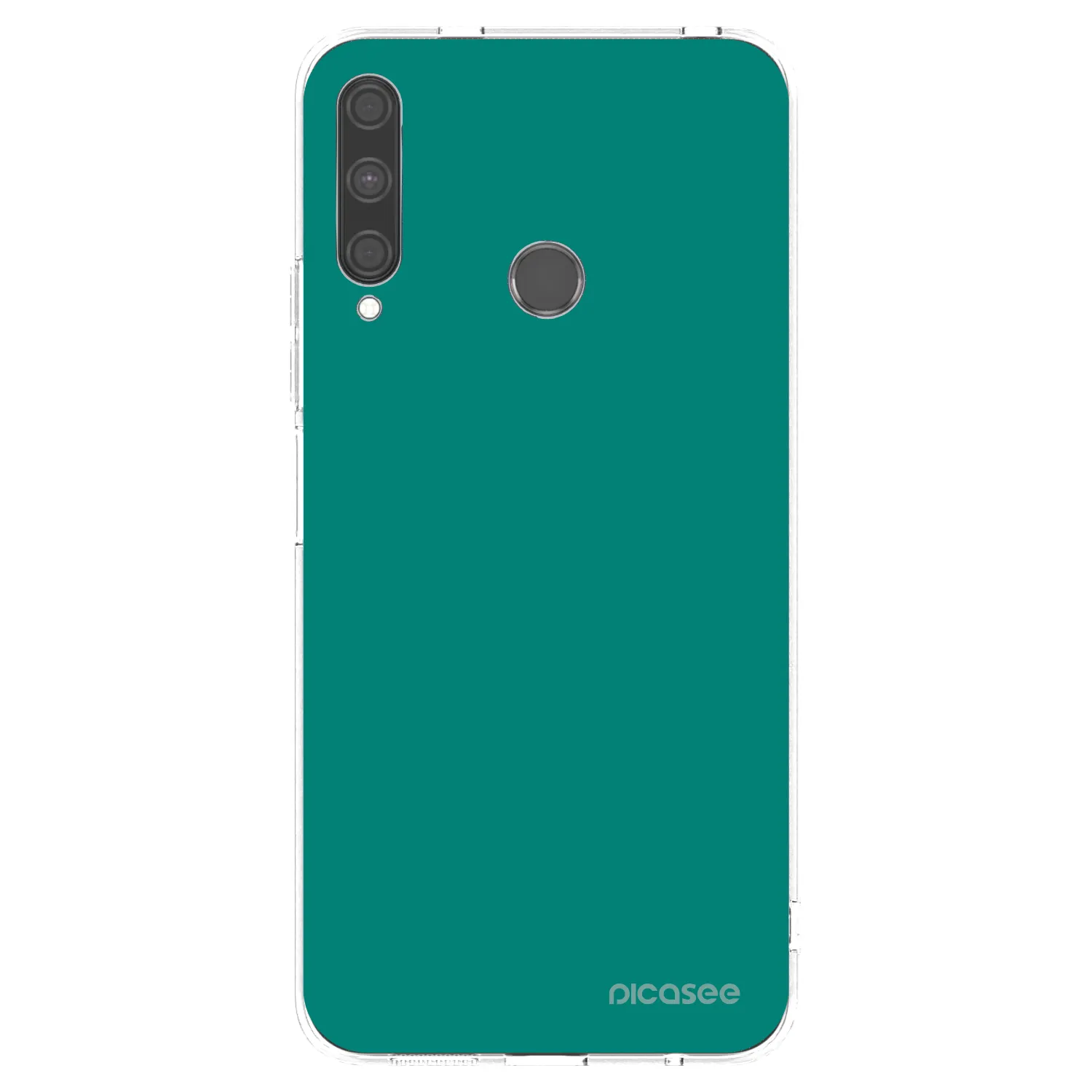 Picasee silikonowe przeźroczyste etui na Huawei P40 Lite E - Emerald Mist