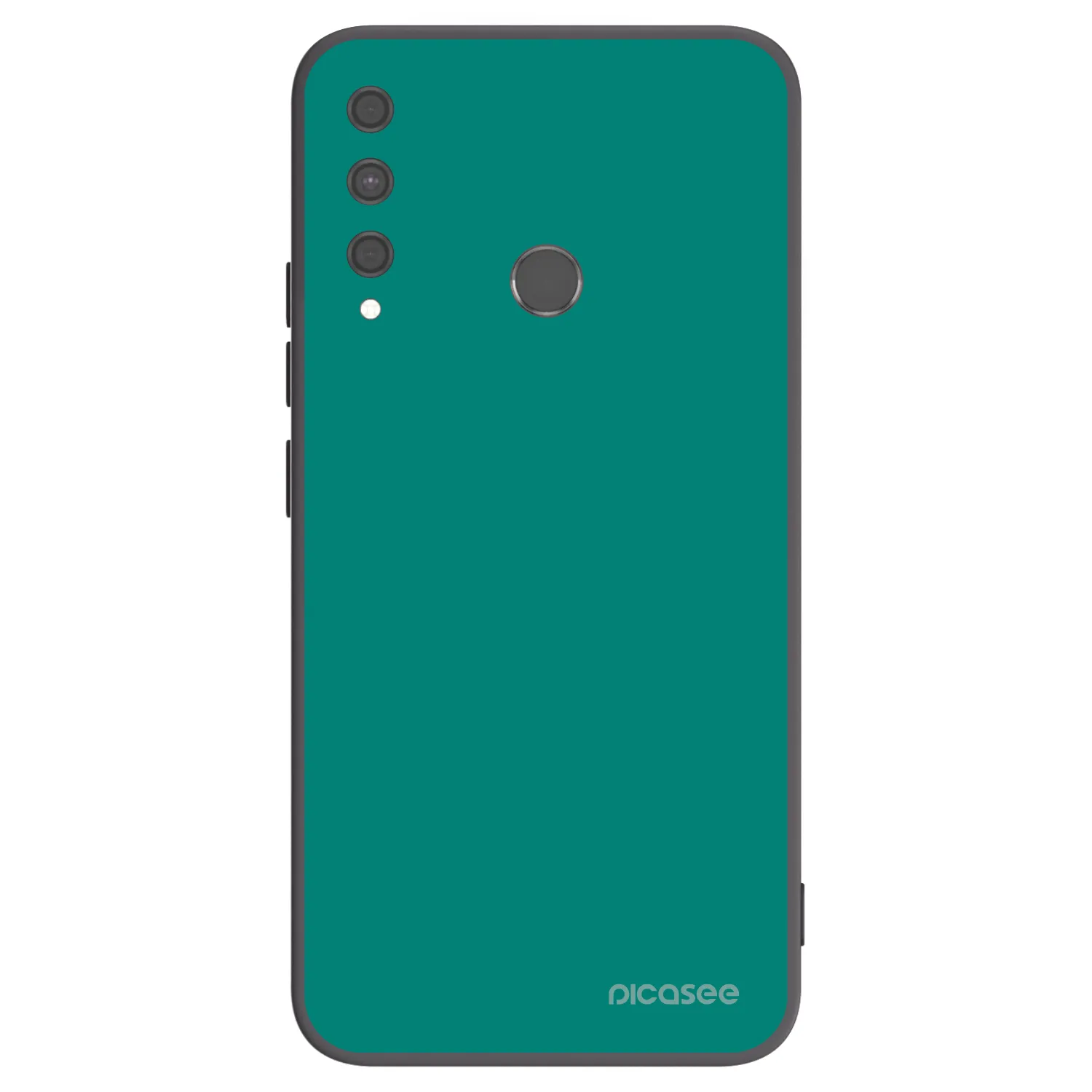 Picasee silikonowe czarne etui na Huawei P40 Lite E - Emerald Mist