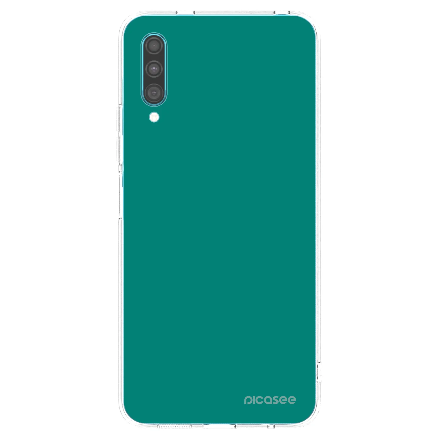 Picasee silikonowe przeźroczyste etui na Samsung Galaxy A30s A307F - Emerald Mist