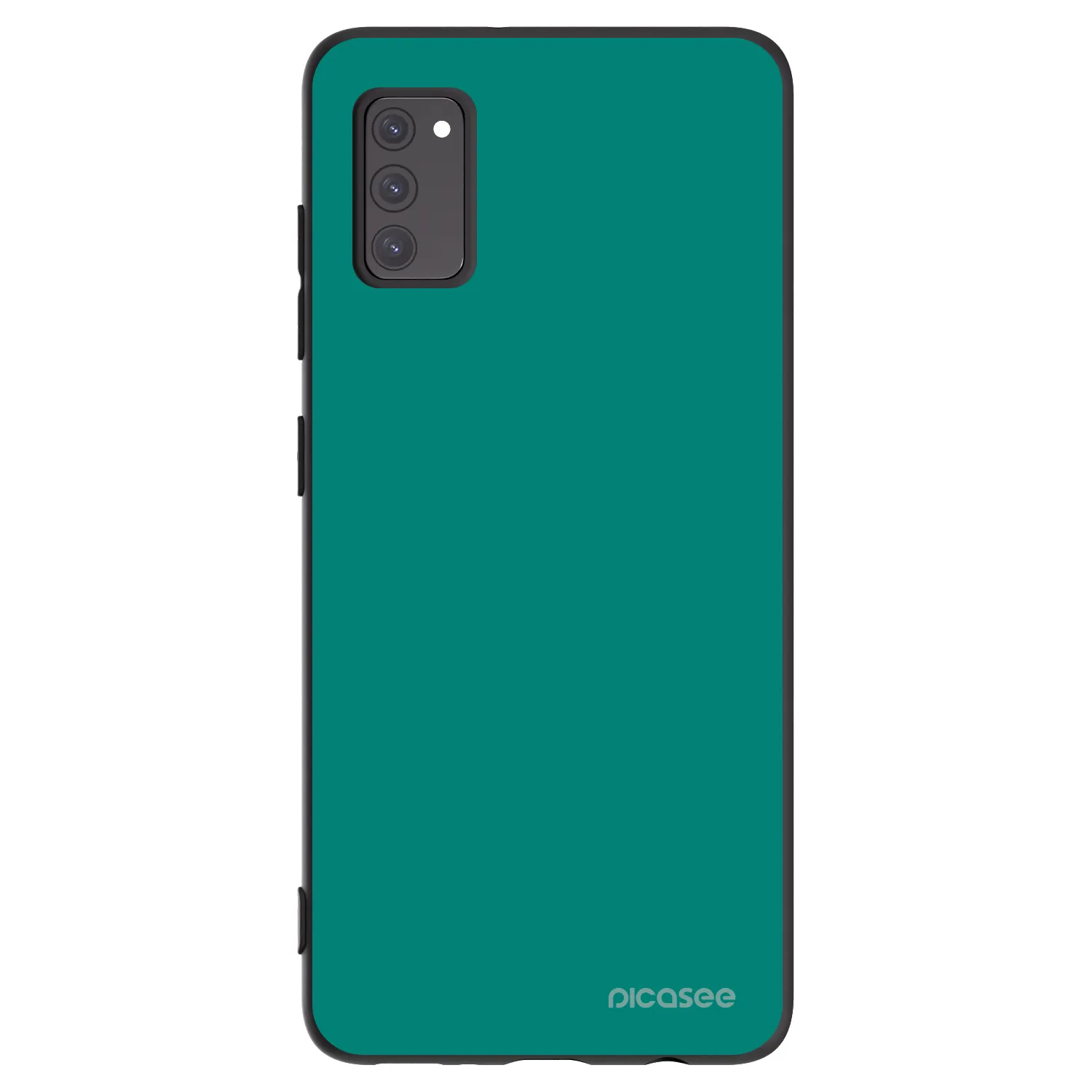 Picasee silikonowe czarne etui na Samsung Galaxy A41 A415F - Emerald Mist
