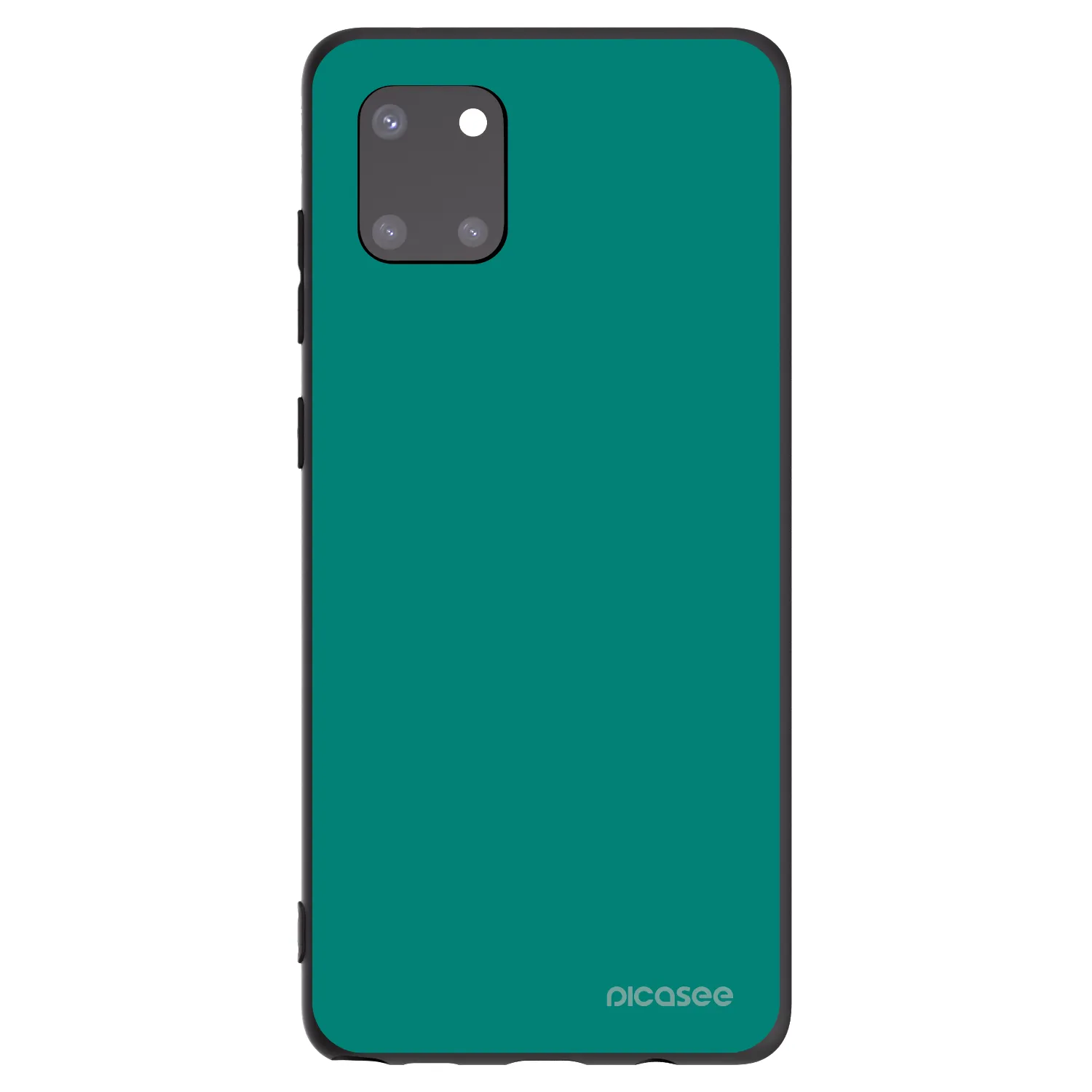 Picasee silikonowe czarne etui na Samsung Galaxy Note 10 Lite N770F - Emerald Mist