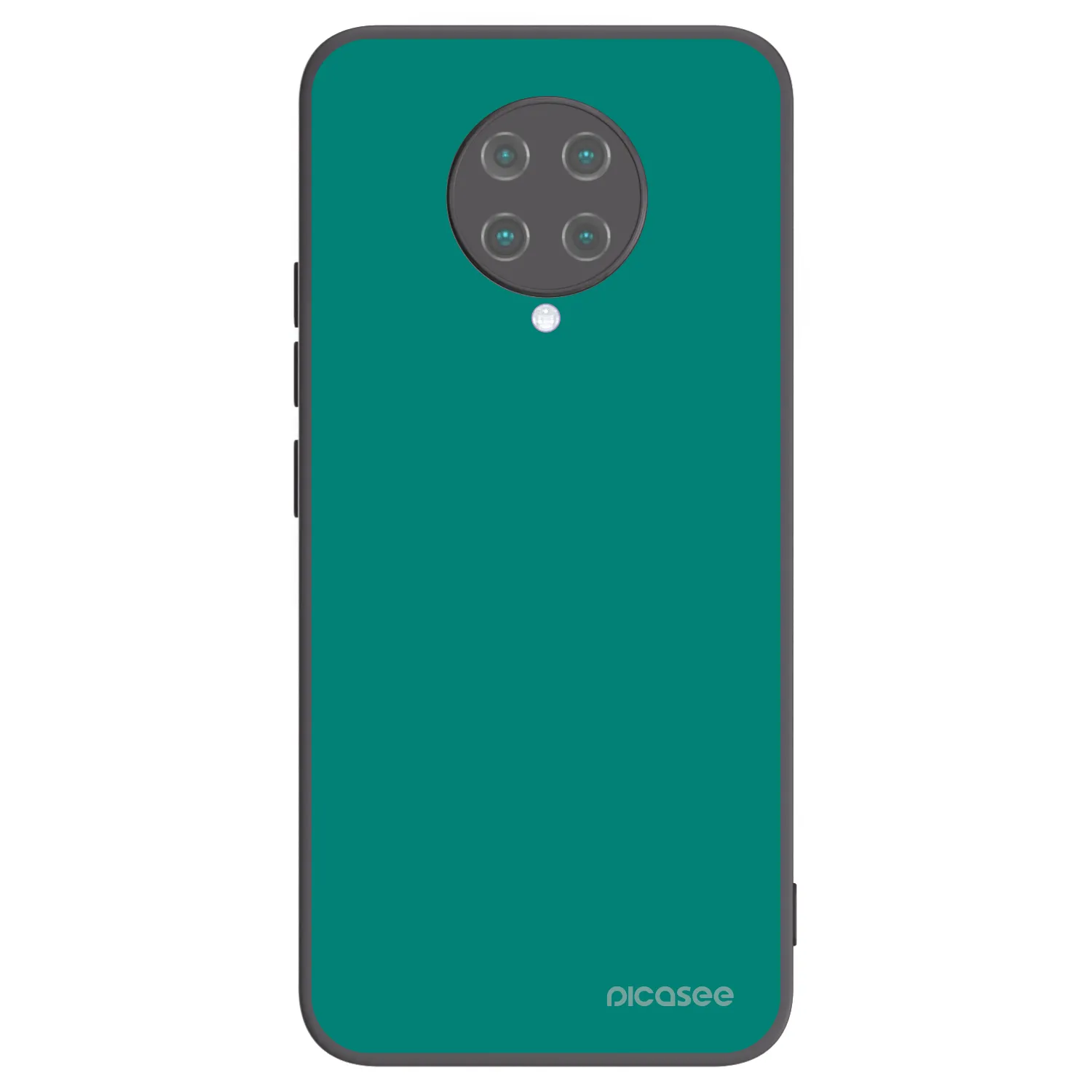 Picasee silikonowe czarne etui na Xiaomi Poco F2 Pro - Emerald Mist