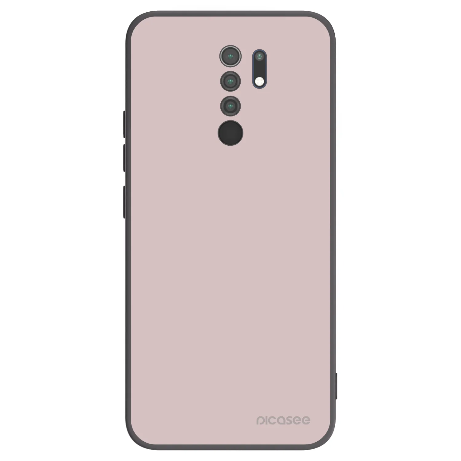 Picasee silikonowe czarne etui na Xiaomi Redmi 9 - Fantasy Fade