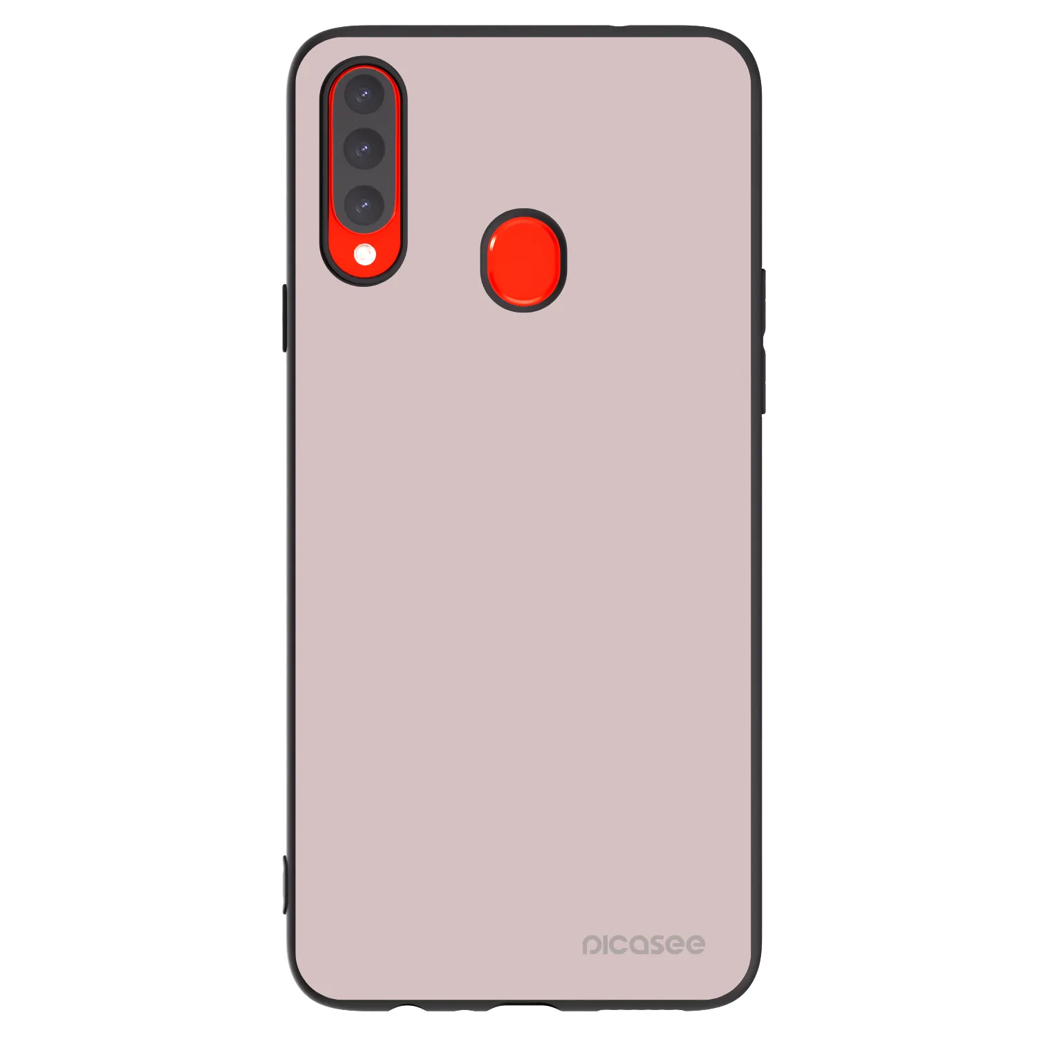 Picasee silikonowe czarne etui na Samsung Galaxy A20s - Fantasy Fade