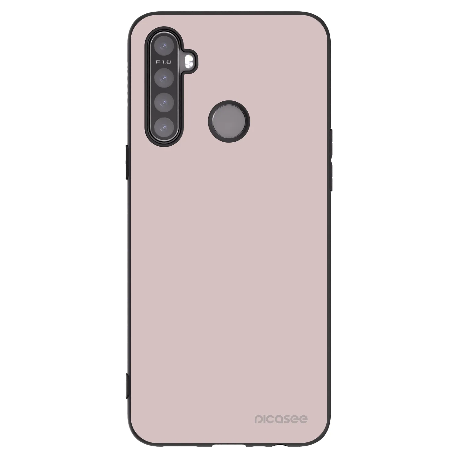 Picasee silikonowe czarne etui na Realme 5 - Fantasy Fade