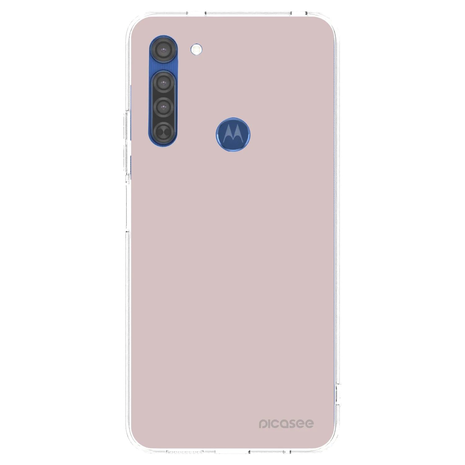 Picasee silikonowe przeźroczyste etui na Motorola Moto G8 - Fantasy Fade