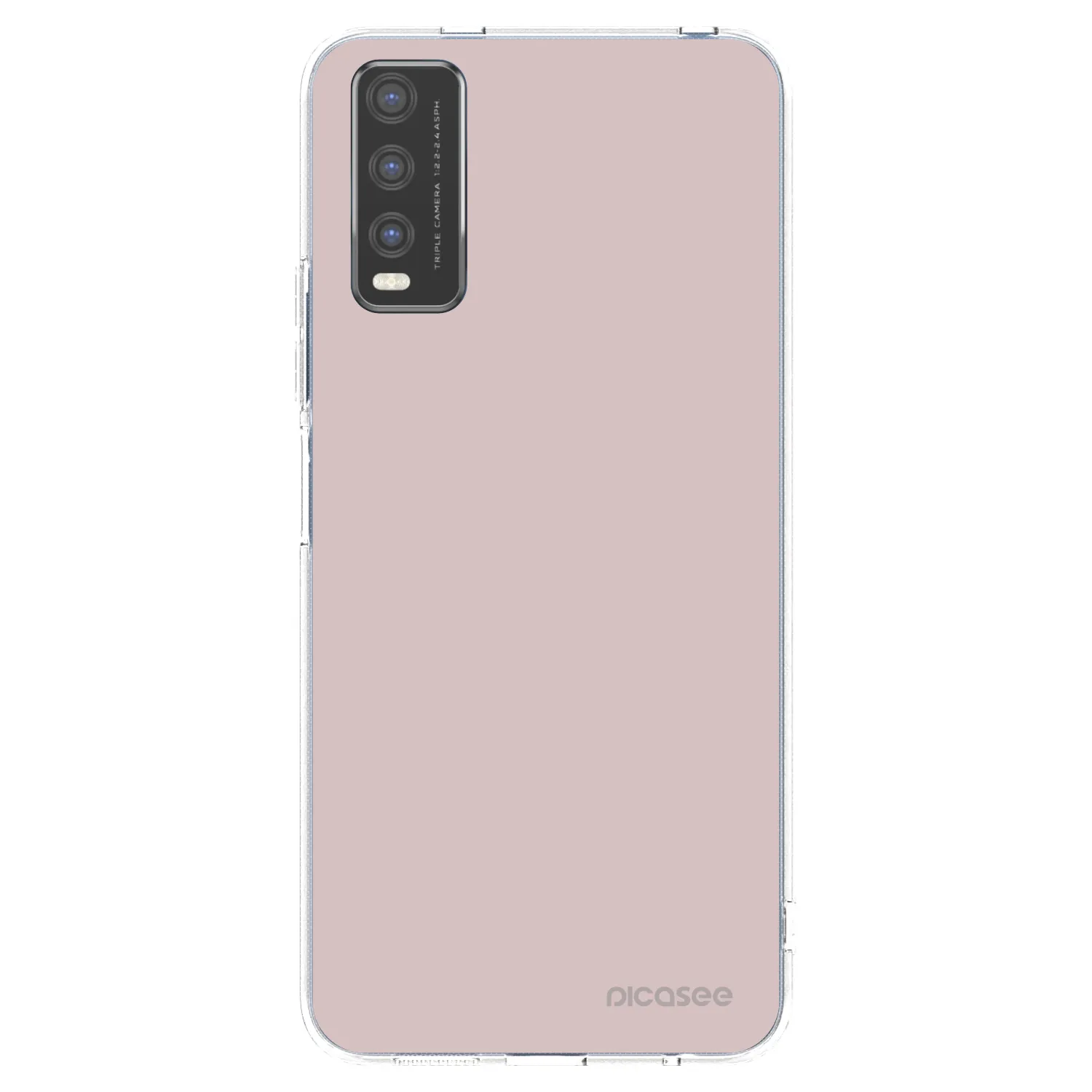 Picasee silikonowe przeźroczyste etui na Vivo Y20s - Fantasy Fade