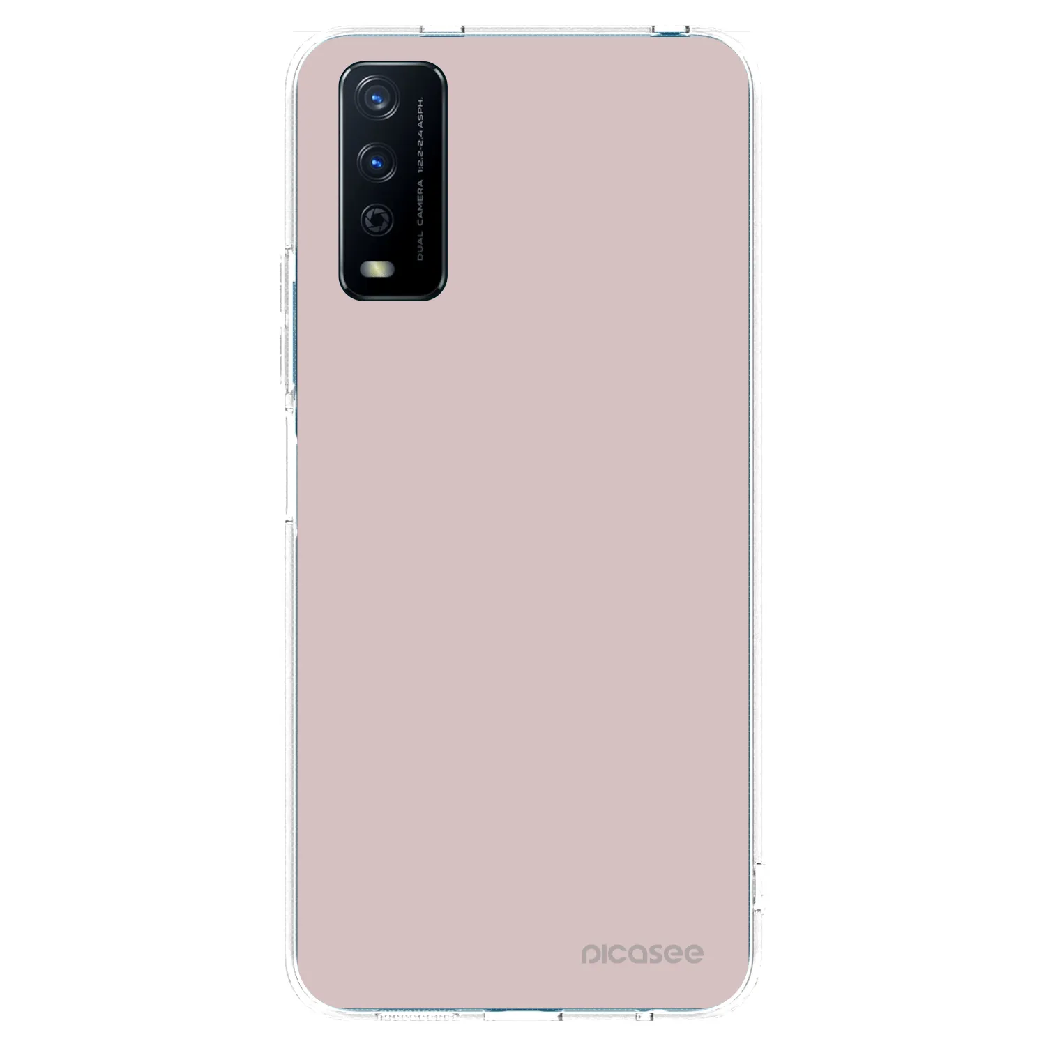 Picasee silikonowe przeźroczyste etui na Vivo Y11s - Fantasy Fade