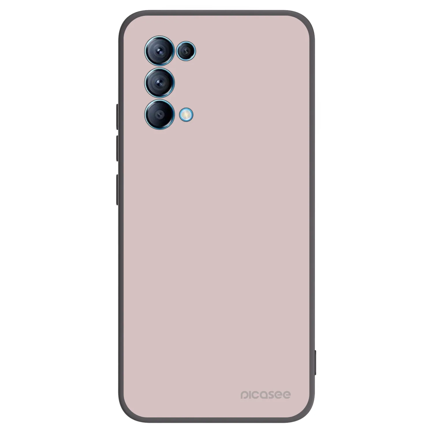 Picasee silikonowe czarne etui na OPPO Reno 5 5G - Fantasy Fade