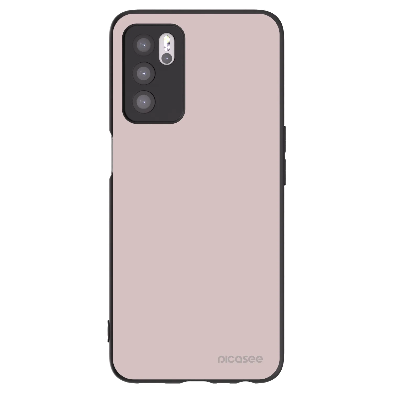 Picasee silikonowe czarne etui na OPPO A16s - Fantasy Fade