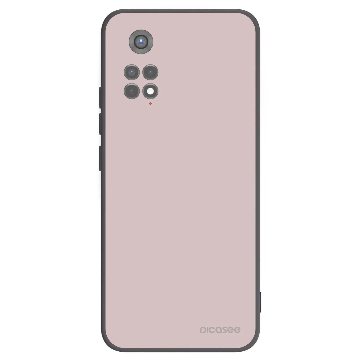 Picasee silikonowe czarne etui na Xiaomi Redmi Note 11S 5G - Fantasy Fade