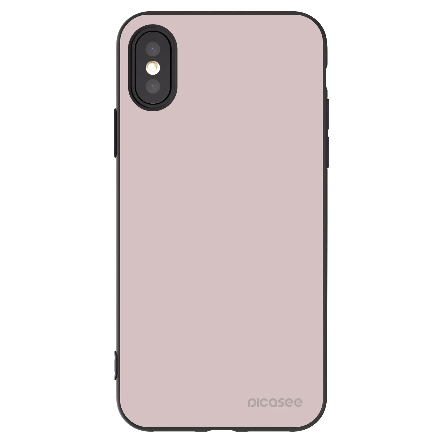 Picasee silikonowe czarne etui na Apple iPhone X/XS - Fantasy Fade