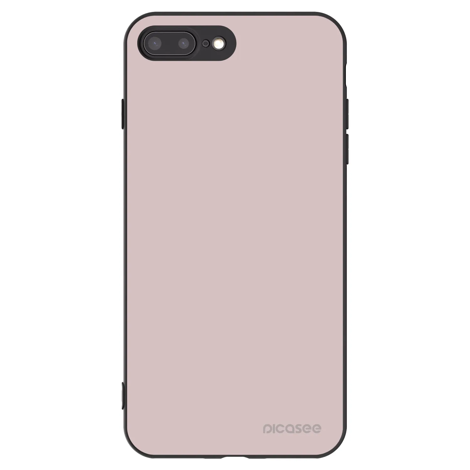 Picasee silikonowe czarne etui na Apple iPhone 8 Plus - Fantasy Fade