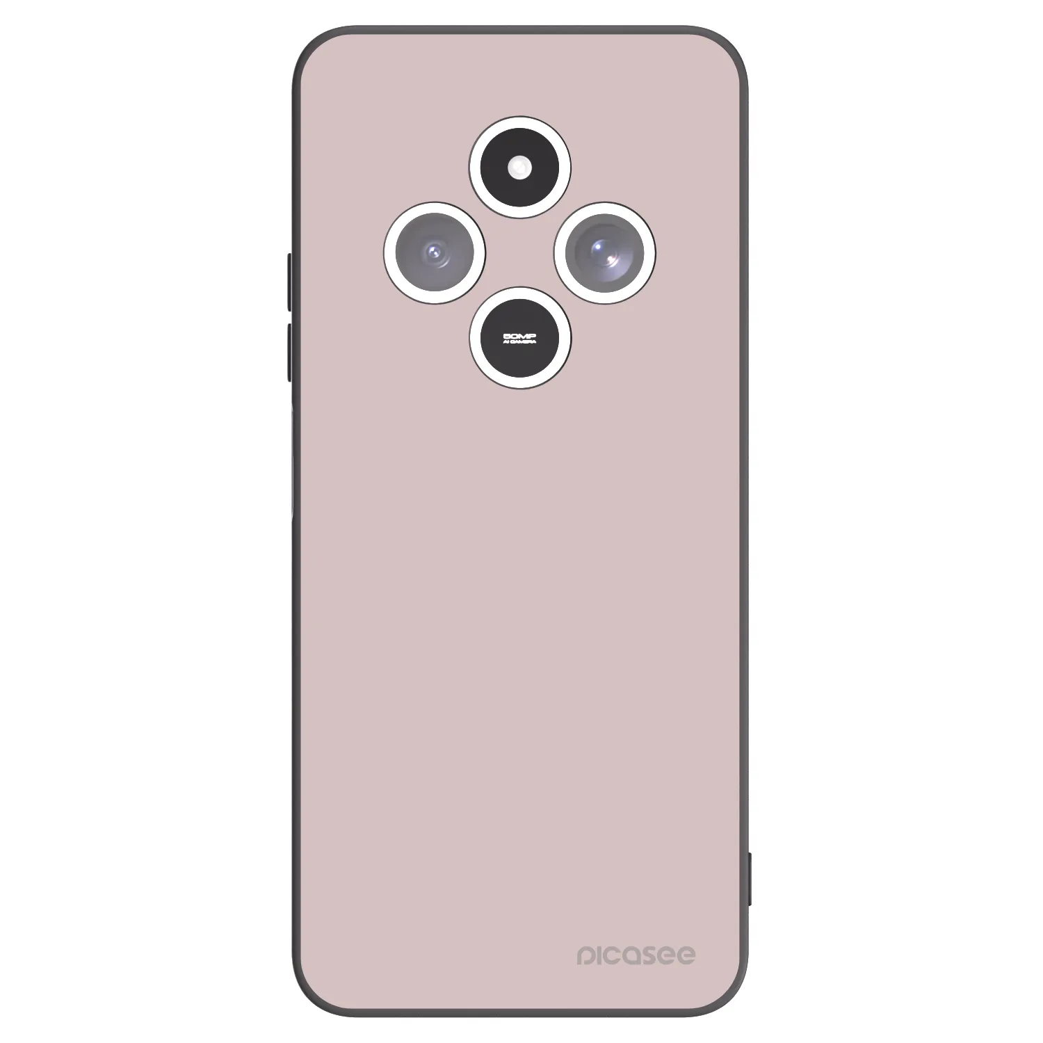 Picasee silikonowe czarne etui na Xiaomi Redmi 14C - Fantasy Fade