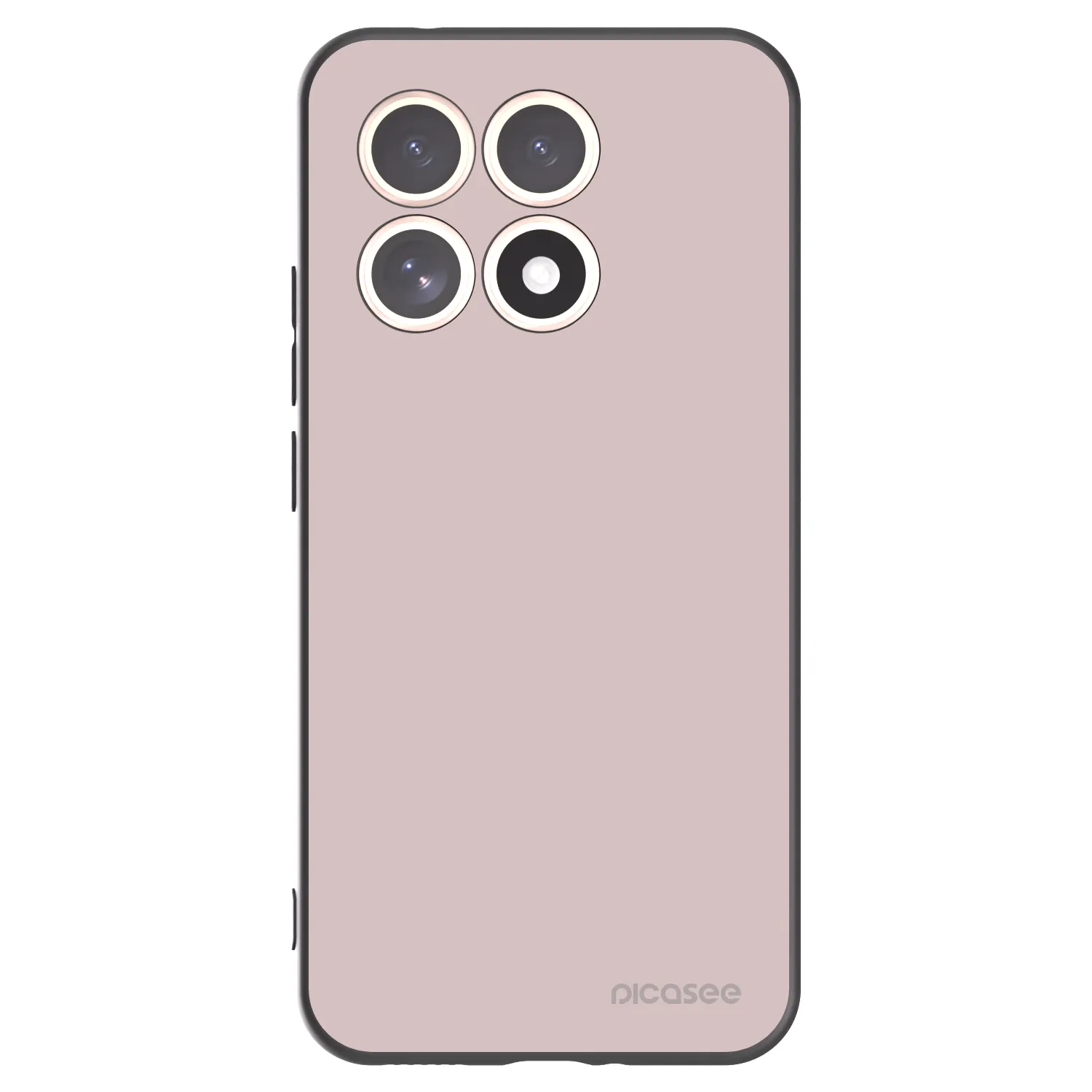 Picasee silikonowe czarne etui na Xiaomi 15T - Fantasy Fade