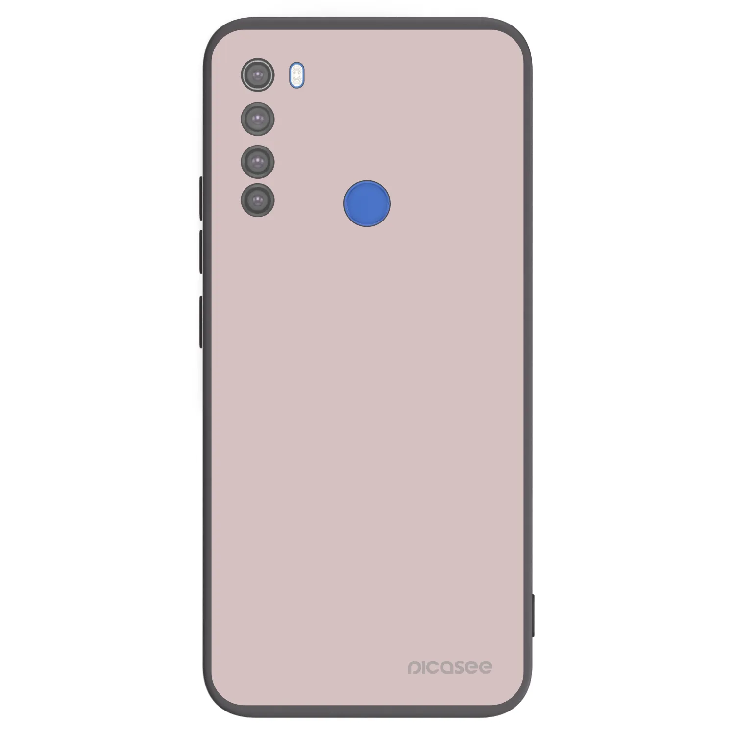 Picasee silikonowe czarne etui na Xiaomi Redmi Note 8T - Fantasy Fade